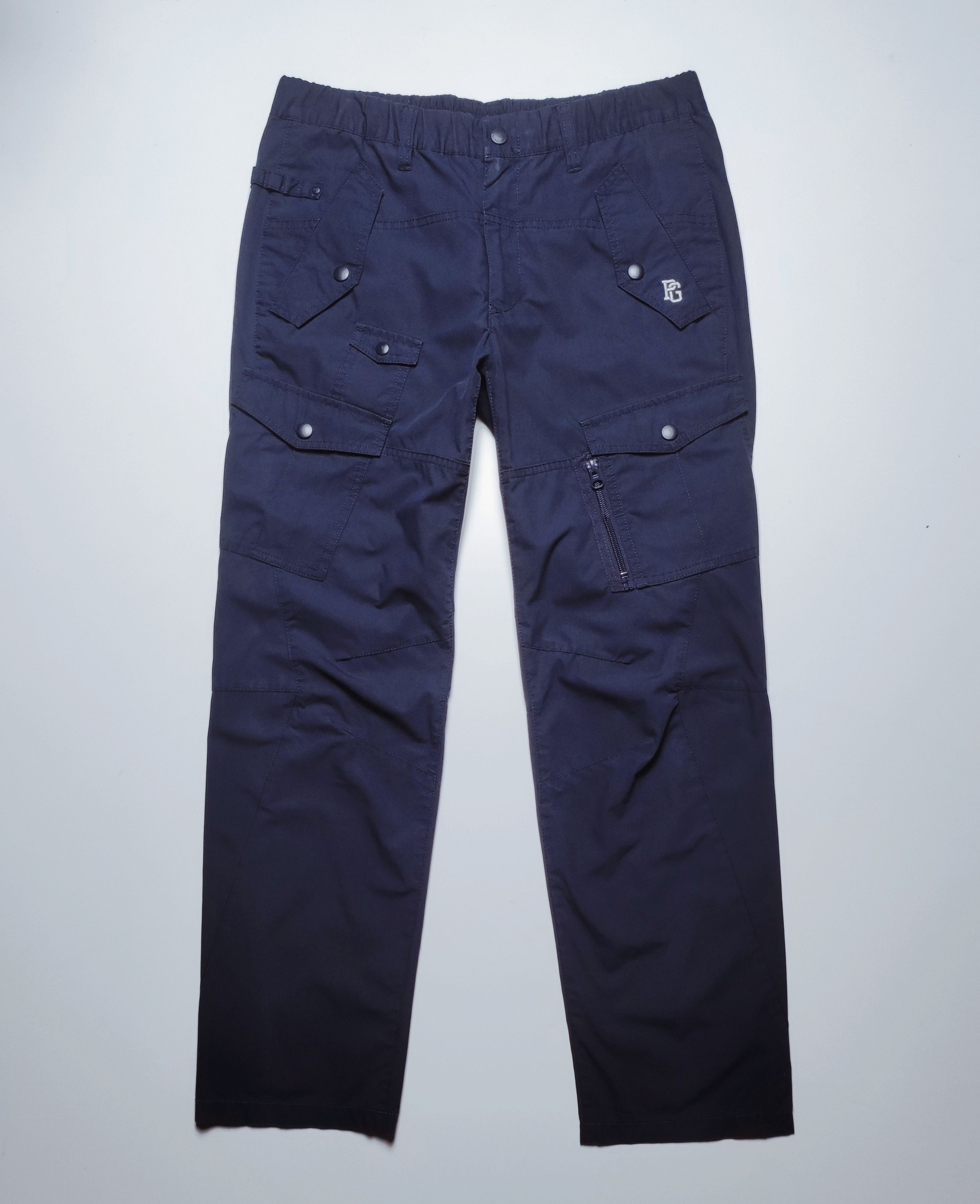 image of Outdoor Style Go Out Vintage Pearly Gates Tactical Multipocket Cargo Pants in Blue, Men's (Size 33)