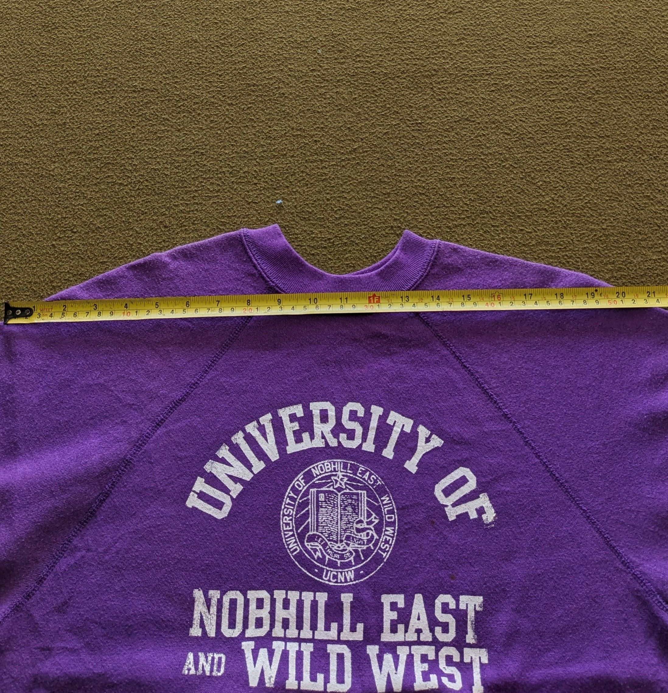 Vintage Vintage University Of Nobhill East And Wild West Sweatshirt Size US S / EU 44-46 / 1 - 6 Thumbnail
