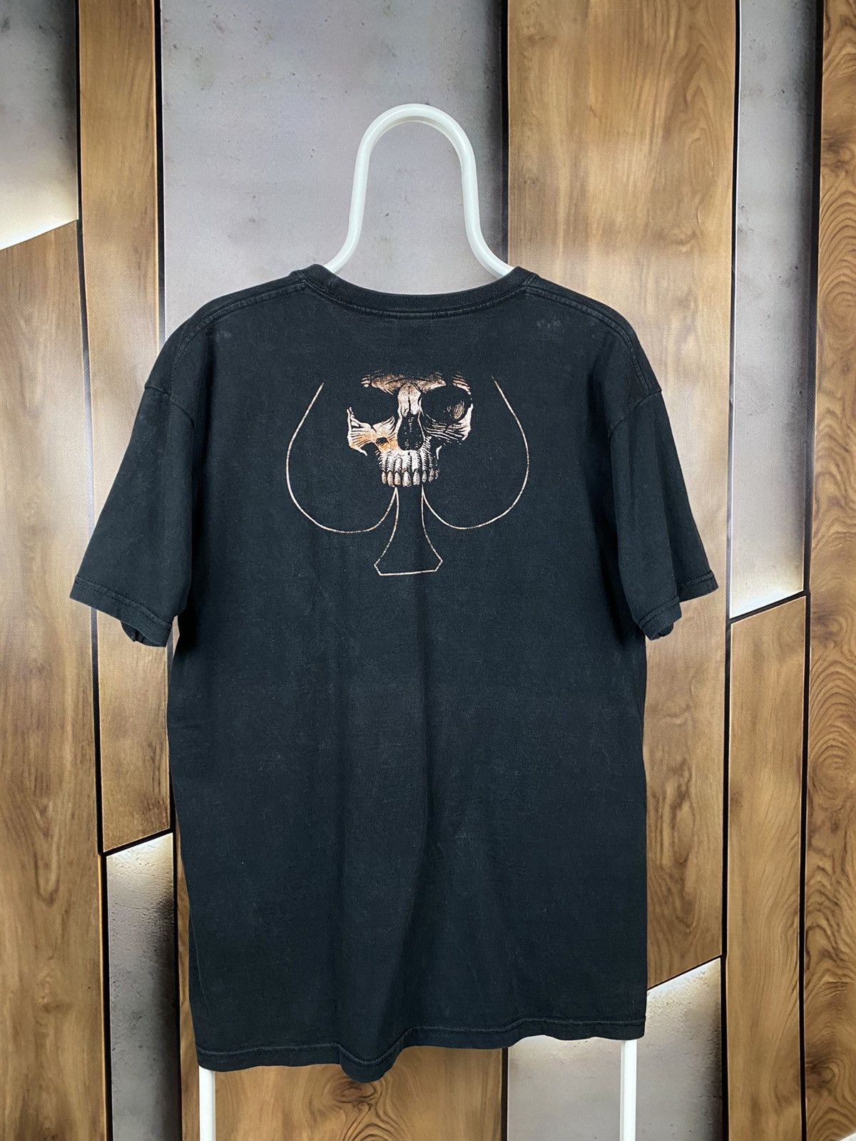 Vintage 💀Vintage T-Shirt Sex Girl Cards Poker Alcohol Casino Tee💀 Size US L / EU 52-54 / 3 - 2 Thumbnail