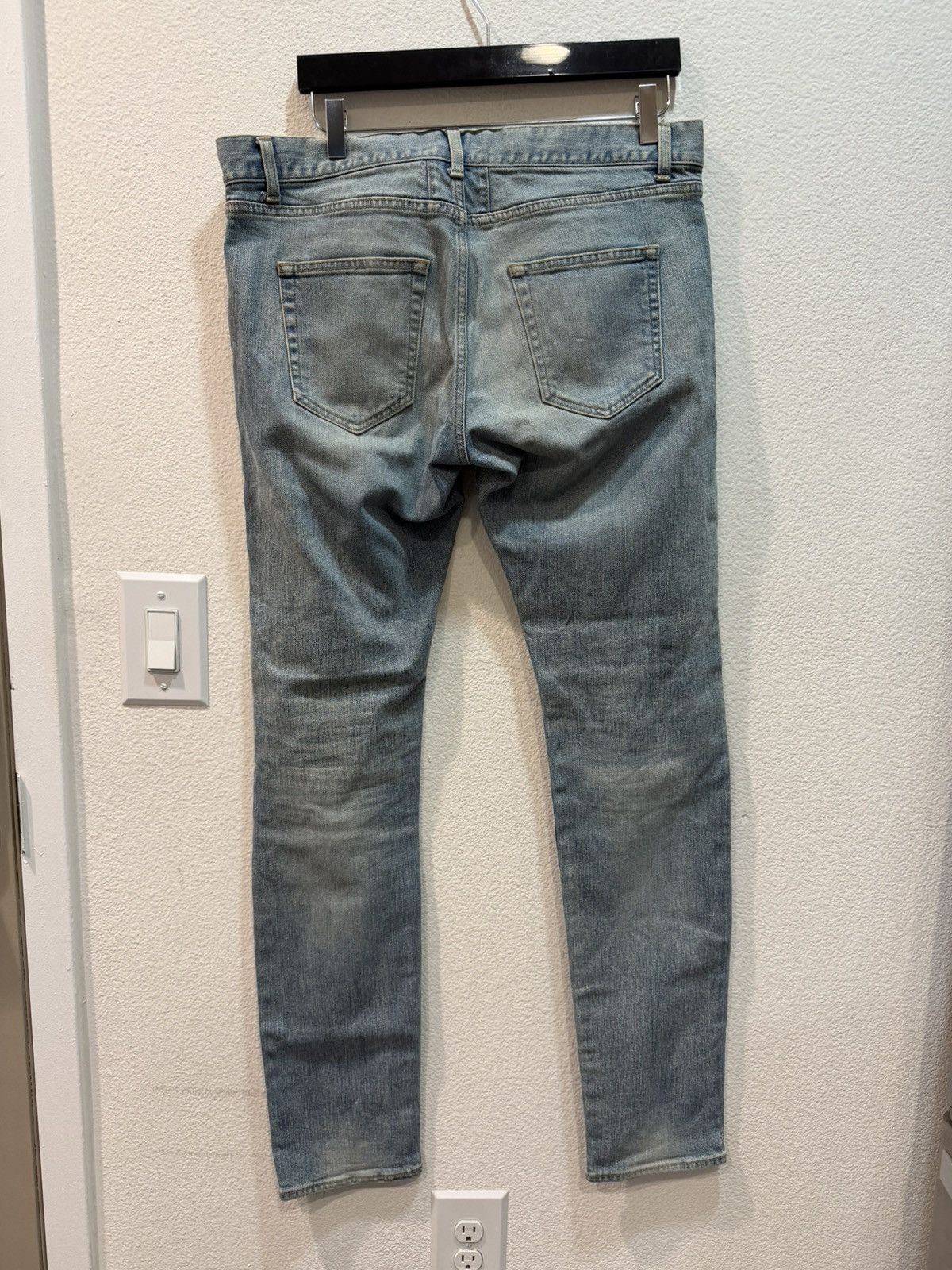 Saint Laurent Paris FW16 Repaired Lightwash D02 Denim Jeans 33 Size US 34 / EU 50 - 5 Thumbnail