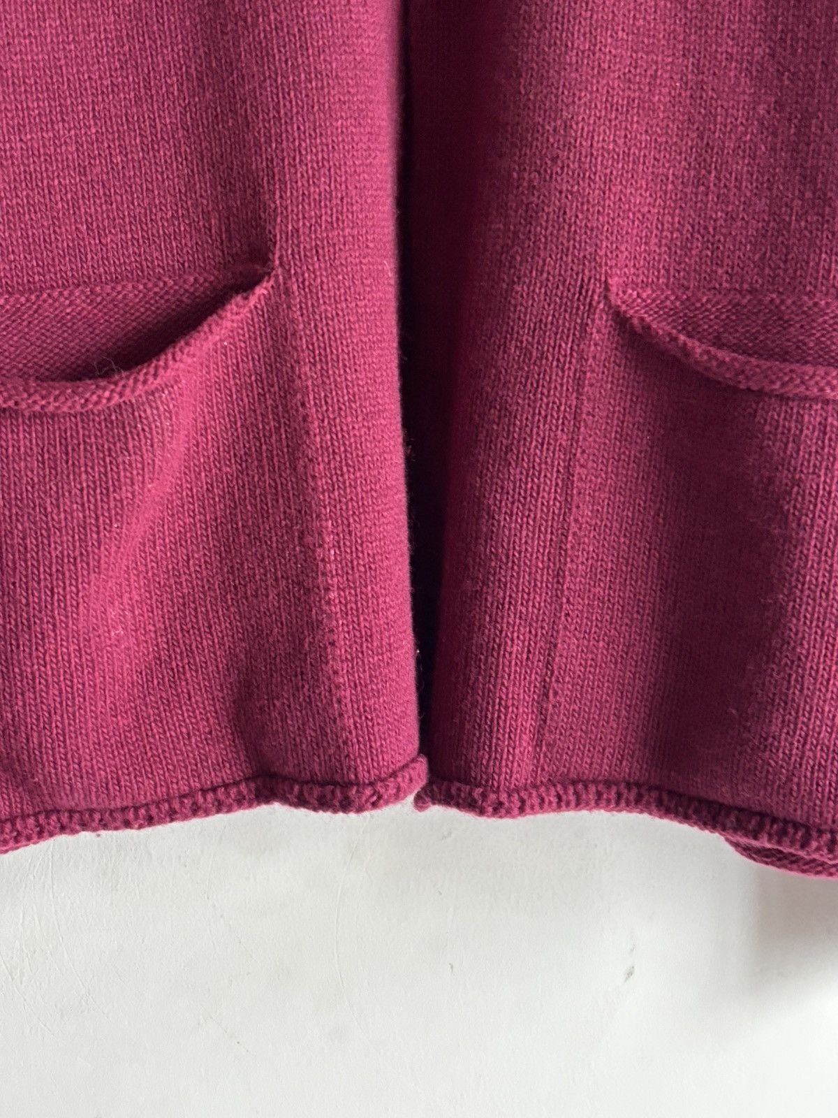 Comme des Garcons Homme Plus Comme Des Garçons | AW2000 Bordeaux Red Sweater Size US M / EU 48-50 / 2 - 5 Thumbnail