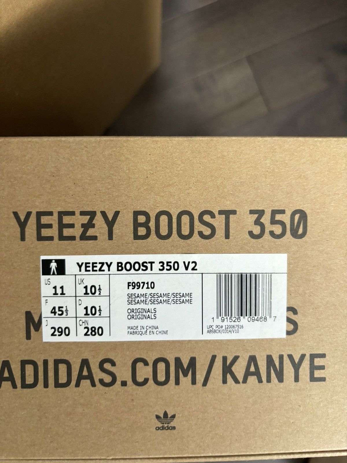 Yeezy Yeezy 350 sesame Size US 11 / EU 44 - 4 Thumbnail