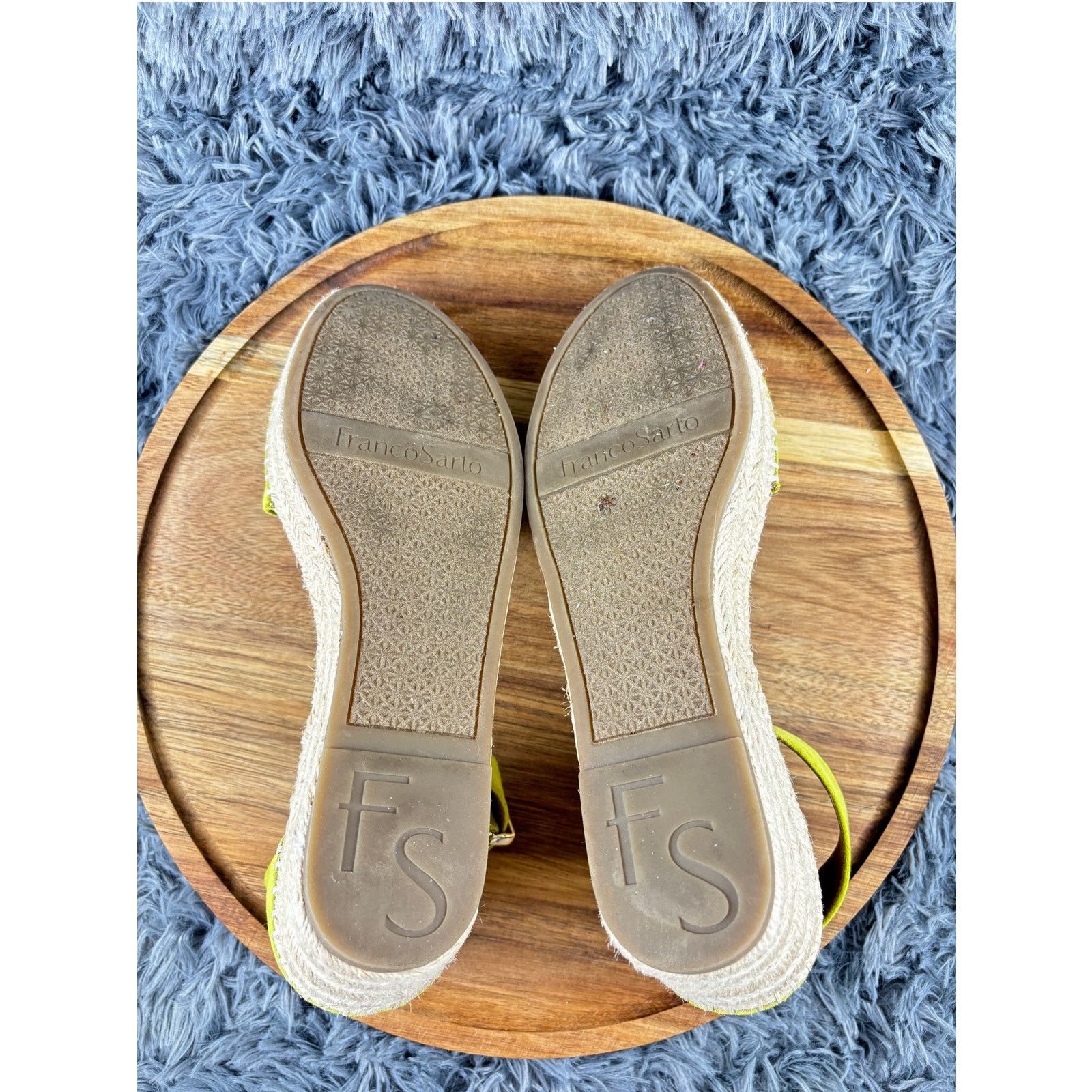 Franco Sarto Franco Sarto Pela Espadrille Platform Suede Lime Size US 7.5 / IT 37.5 - 6 Thumbnail