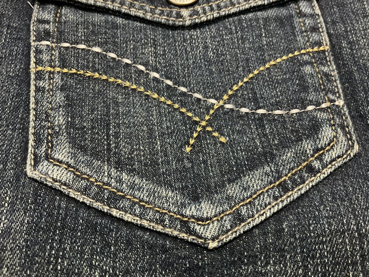 Hysteric Glamour × Japanese Brand × Le Grande Bleu (L.G.B.) 🔥Crazy Y2K Theoria Denim Baggy Flare Jeans LGB Style Size US 32 / EU 48 - 5 Thumbnail