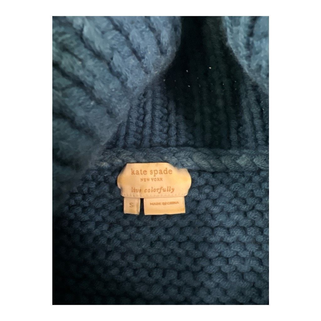 Kate Spade Kate Spade 100% Wool Oversized Chunky Living Colorfully Swea Size S / US 4 / IT 40 - 4 Thumbnail