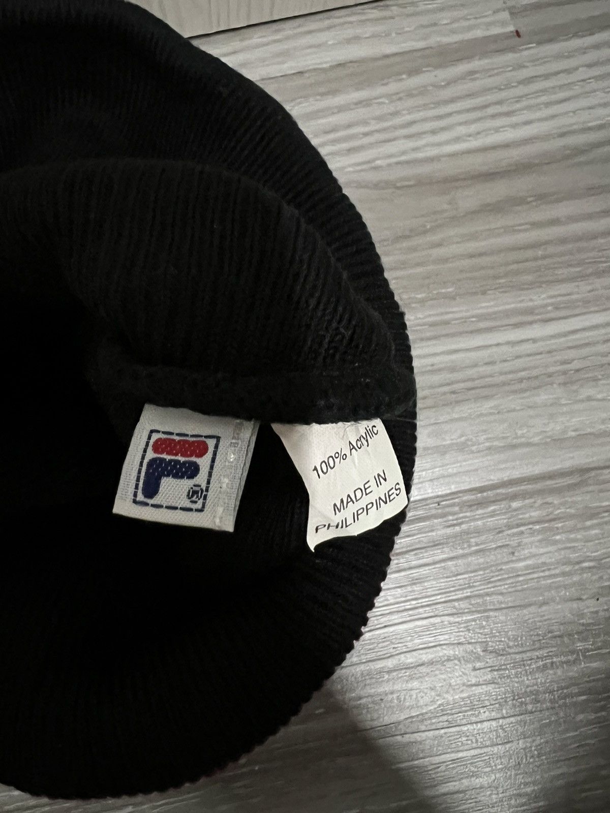 Fila × Vintage Vintage Fila Spell out Beanie Hat Size ONE SIZE - 6 Thumbnail