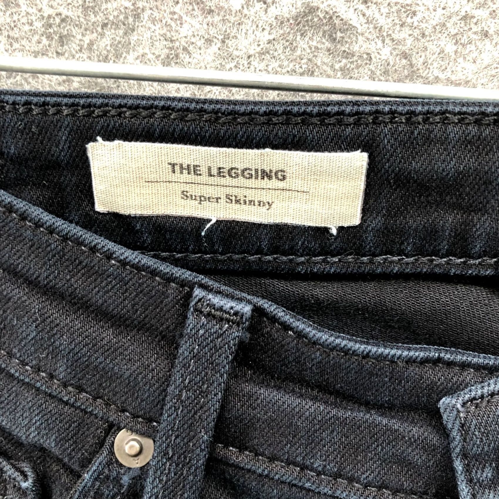 Vintage AG Adriano Goldschmied Legging Super Skinny Jean Womens 27R Dark Wash Blue Jeans Slim Stretch 5-Pocket Denim Pull-On? Size 27" / US 4 / IT 40 - 5 Thumbnail