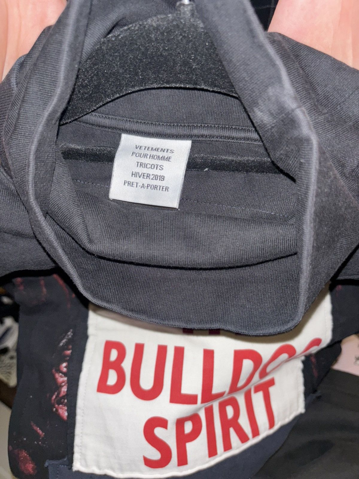 Vetements Vtg Black VETEMENTS The Bulldog Spirit Size US M / EU 48-50 / 2 - 7 Thumbnail