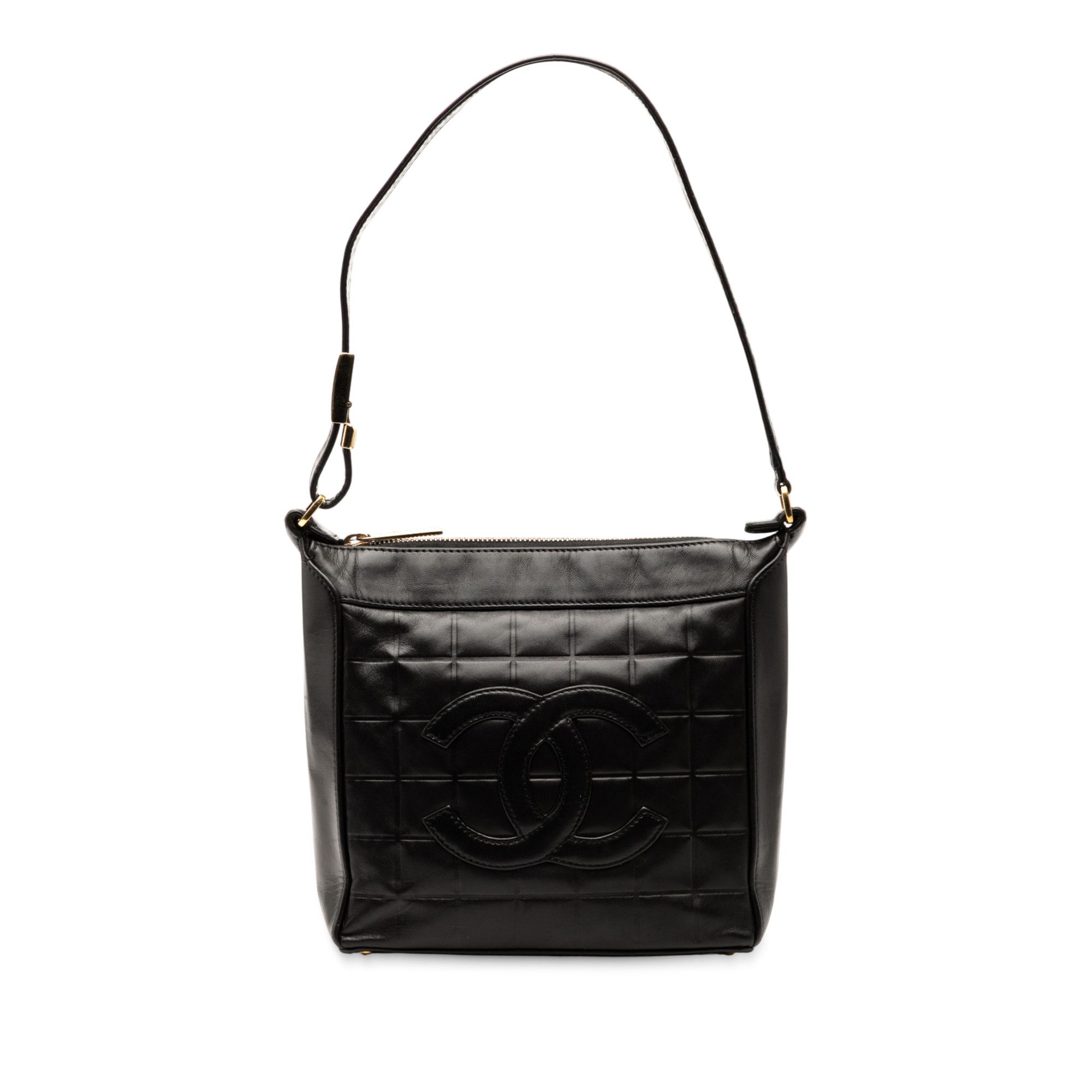 Chanel Chanel CC Chocolate Bar Lambskin Shoulder Bag Size ONE SIZE - 1 Thumbnail