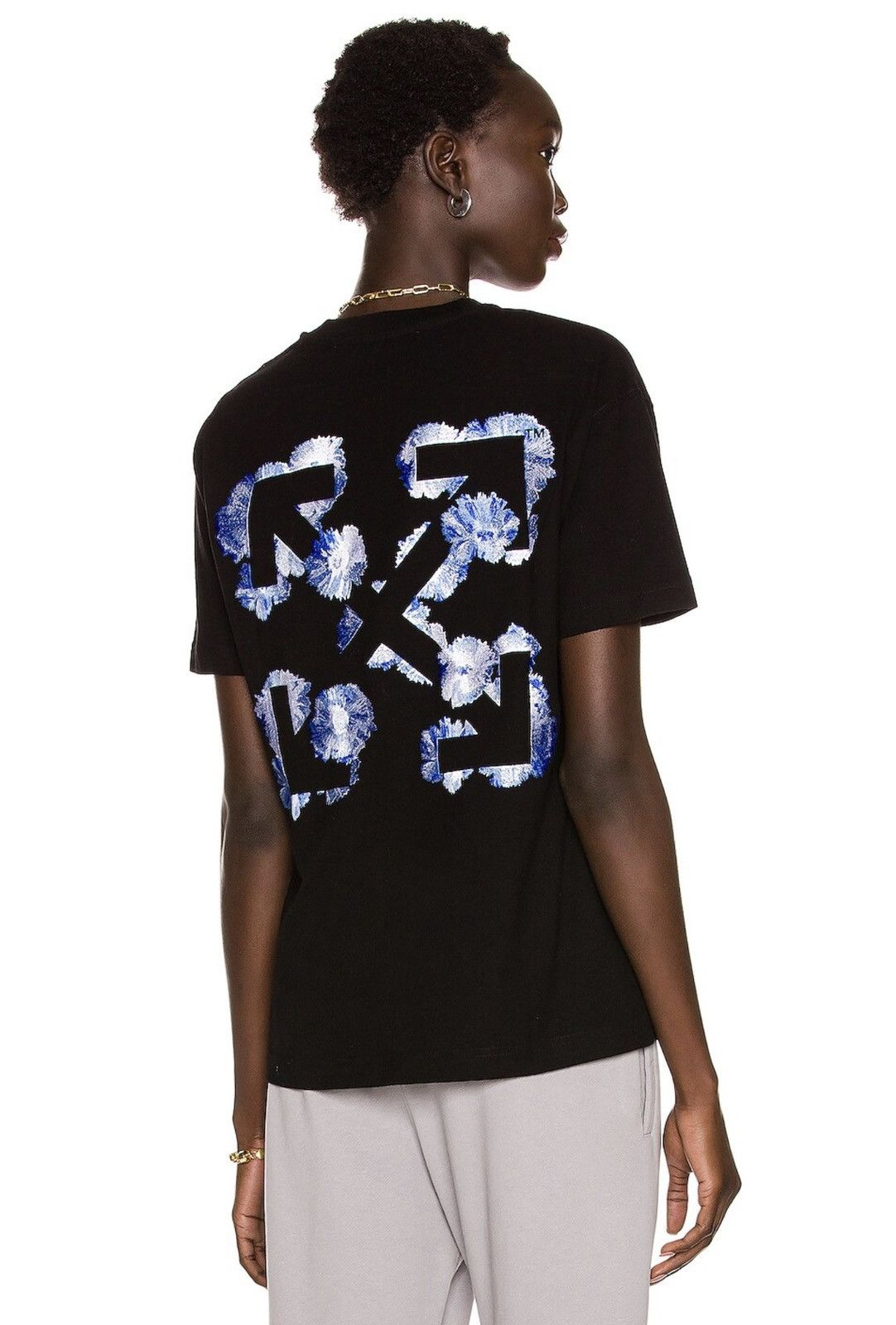 Off-White OFF-WHITE Embroidered Floral Arrow Tee Size M / US 6-8 / IT 42-44 - 13 Thumbnail