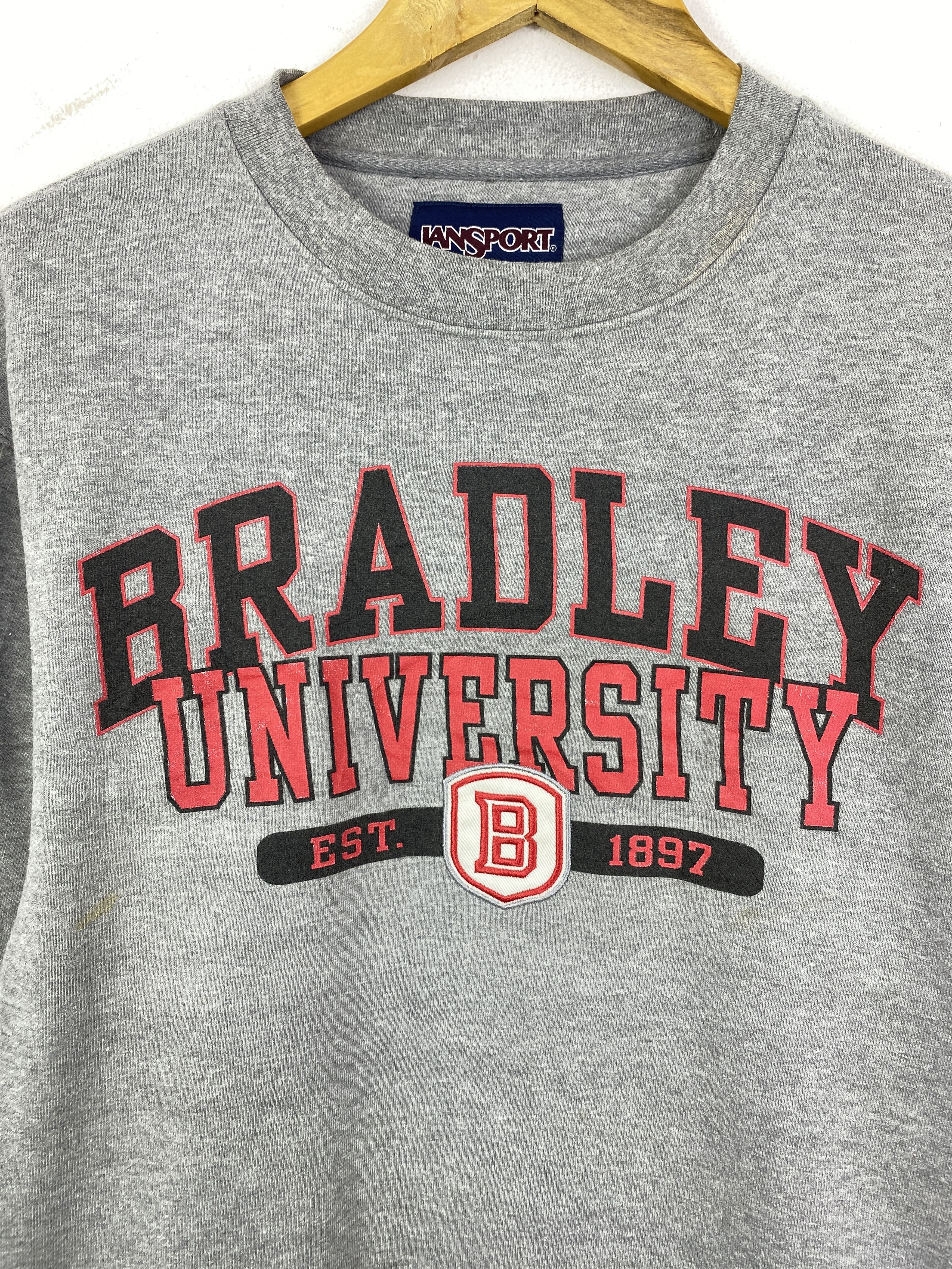 Jansport Vintage 90s Bradley University Crewneck Sweatshirt SH0227 Size US XS / EU 42 / 0 - 8 Thumbnail