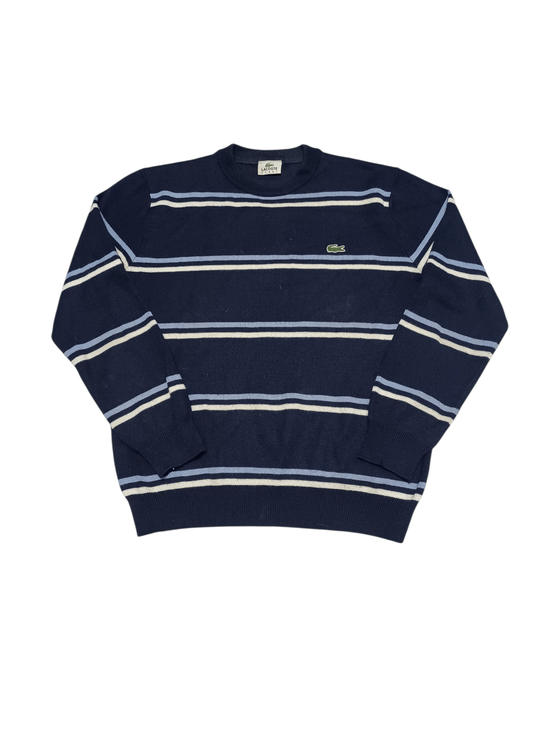 Lacoste LACOSTE VINTAGE LUXURY OLDMONEY WOOL SWEATER Size US L / EU 52-54 / 3 - 1 Thumbnail