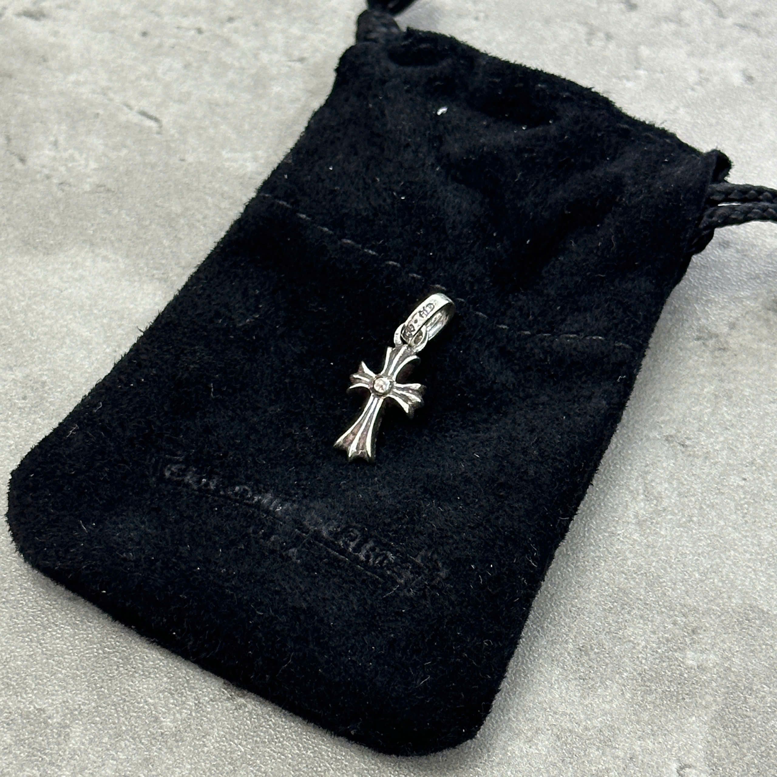 Chrome Hearts Chrome Hearts Cross baby fat sliver charm diamond Size ONE SIZE - 4 Thumbnail