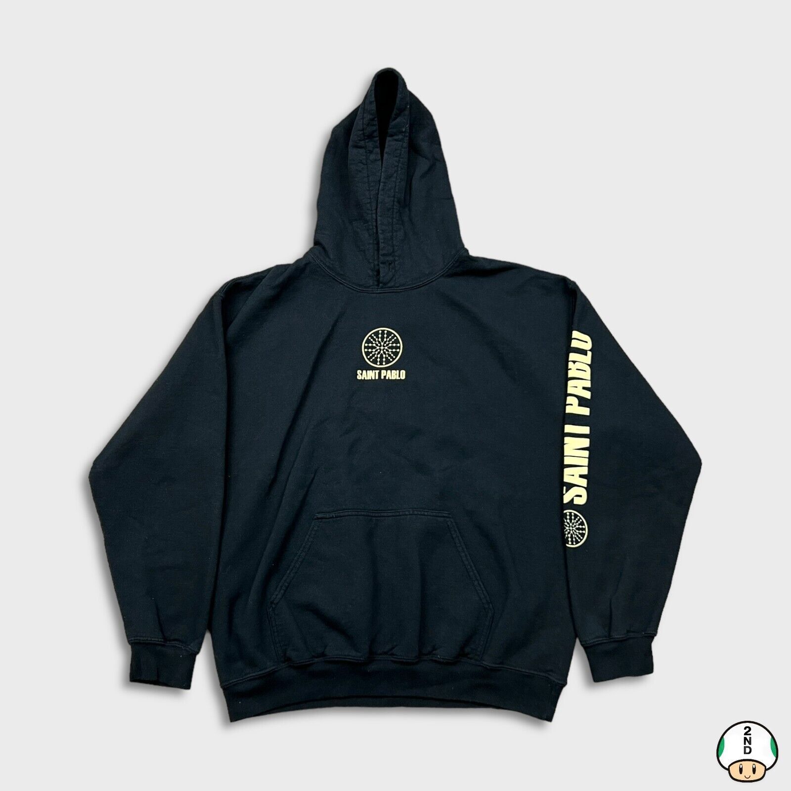Band Tees × Kanye West × Rap Tees 2016 Kanye West Hoodie Medium Saint Pablo Tour Rap Hooded Size US M / EU 48-50 / 2 - 1 Thumbnail
