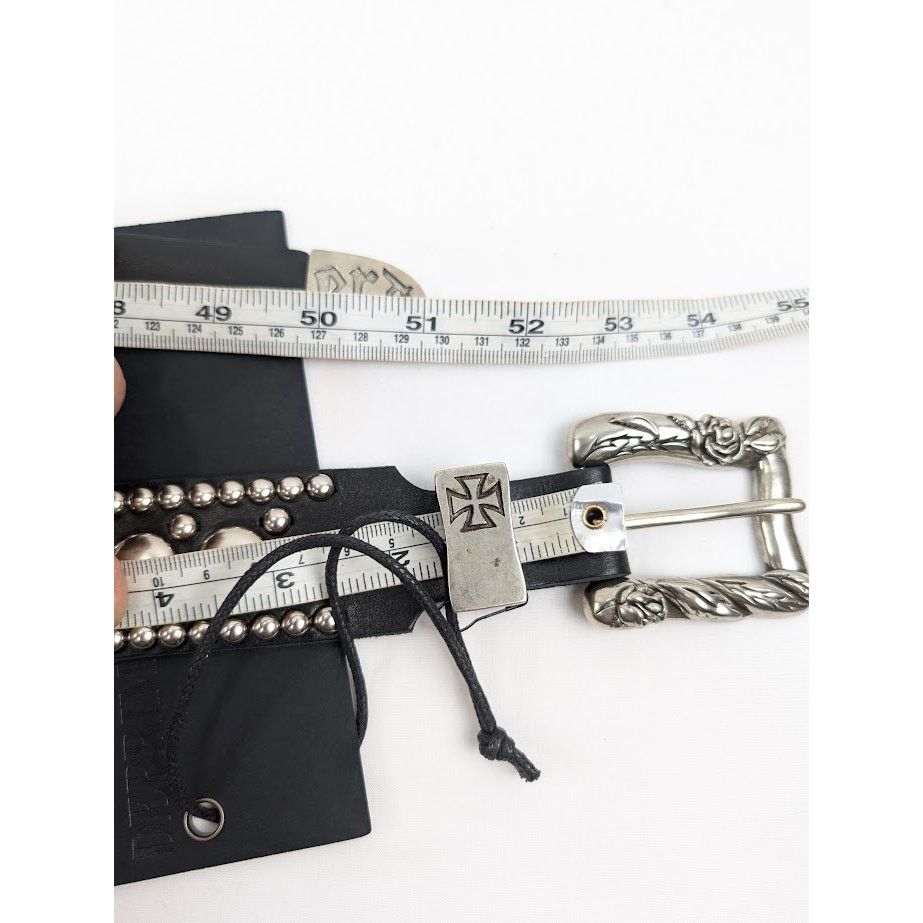 Enfants Riches Deprimes o1rshd1 Q:2 / Size: 110 / Goodbye Franky Belt in Black/Silve Size 44 - 13 Thumbnail