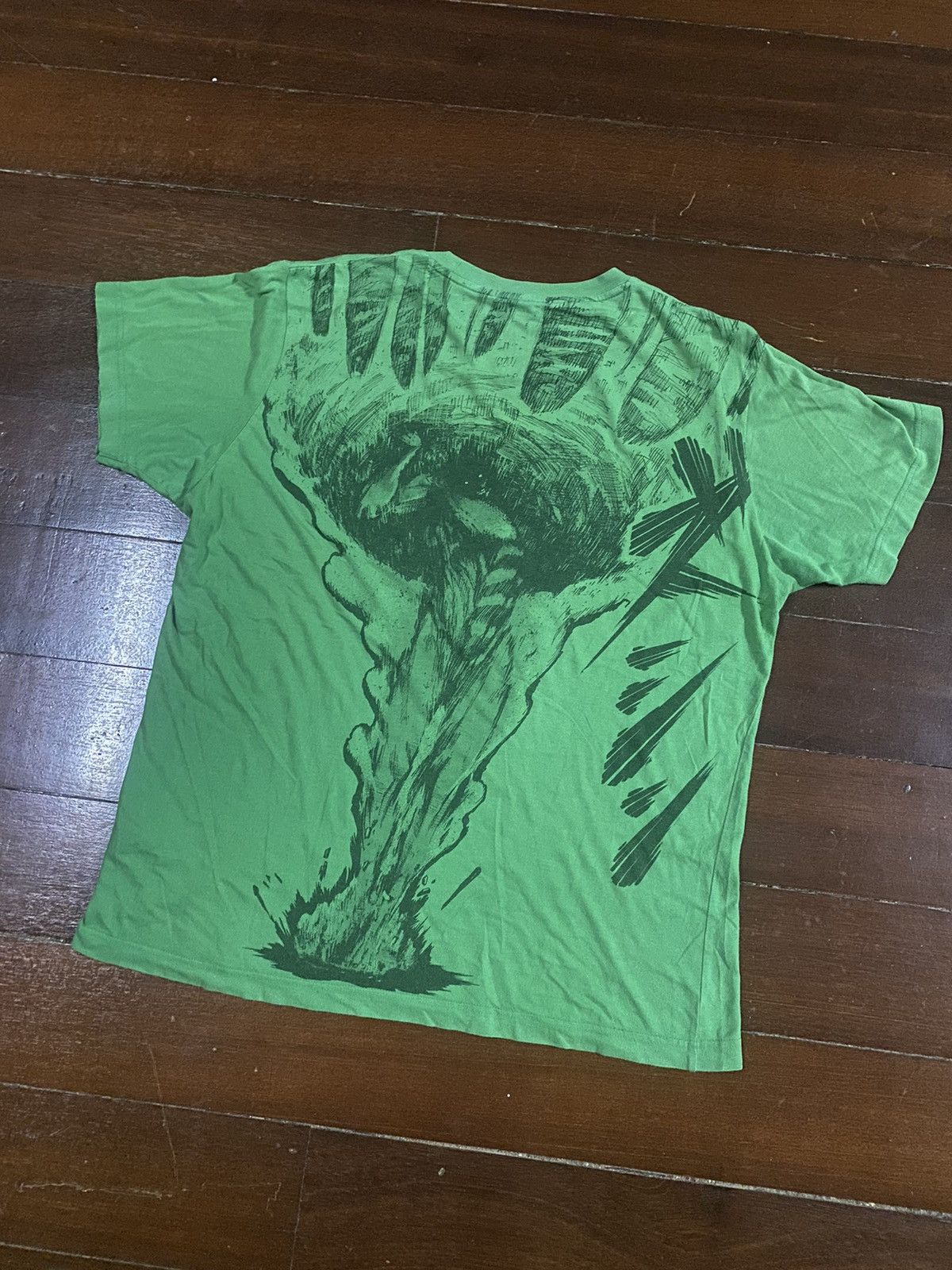 Anime × Japanese Brand × Vintage Rare anime ATTACK OF TINTAN wall tintan over print back tee Size US L / EU 52-54 / 3 - 4 Thumbnail