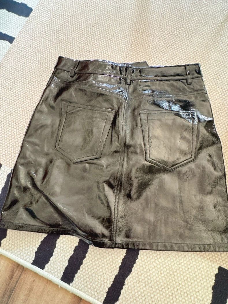 Helmut Lang HELMUT LANG Sheepskin leather skirt half skirt Size 26" / US 2 / IT 38 - 2 Thumbnail