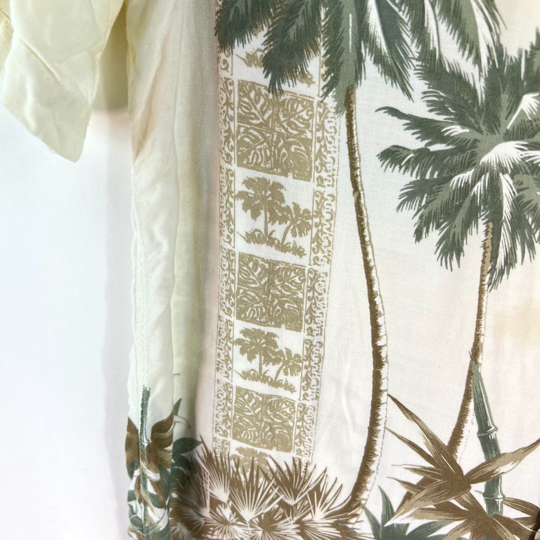 Croft & Barrow Croft & Barrow Mens Palm Trees Rayon Multicolor Button Up Hawaiian Shirt L Size US L / EU 52-54 / 3 - 4 Thumbnail