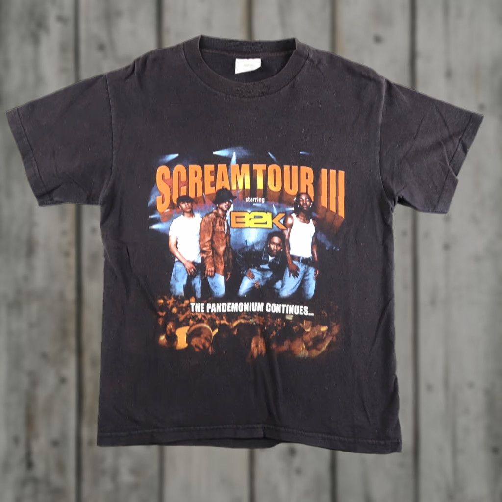 Hanes VINTAGE Hanes T-Shirt S Black S Small Y2K Scream Tour B2K Hip Hop Music Tee 2000s Mens Size US S / EU 44-46 / 1 - 1 Thumbnail