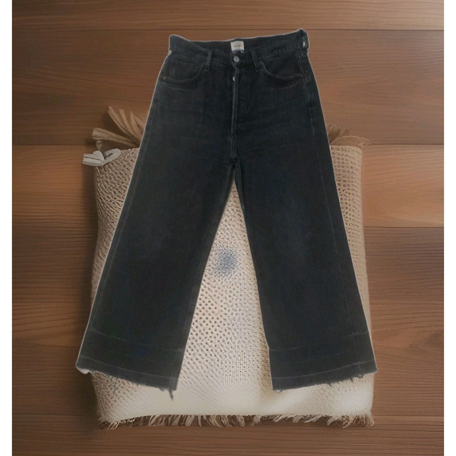 Citizens Of Humanity Citizens of Humanity Sacha Jeans High Wide Button Fly Crop Size 27" / US 4 / IT 40 - 5 Thumbnail