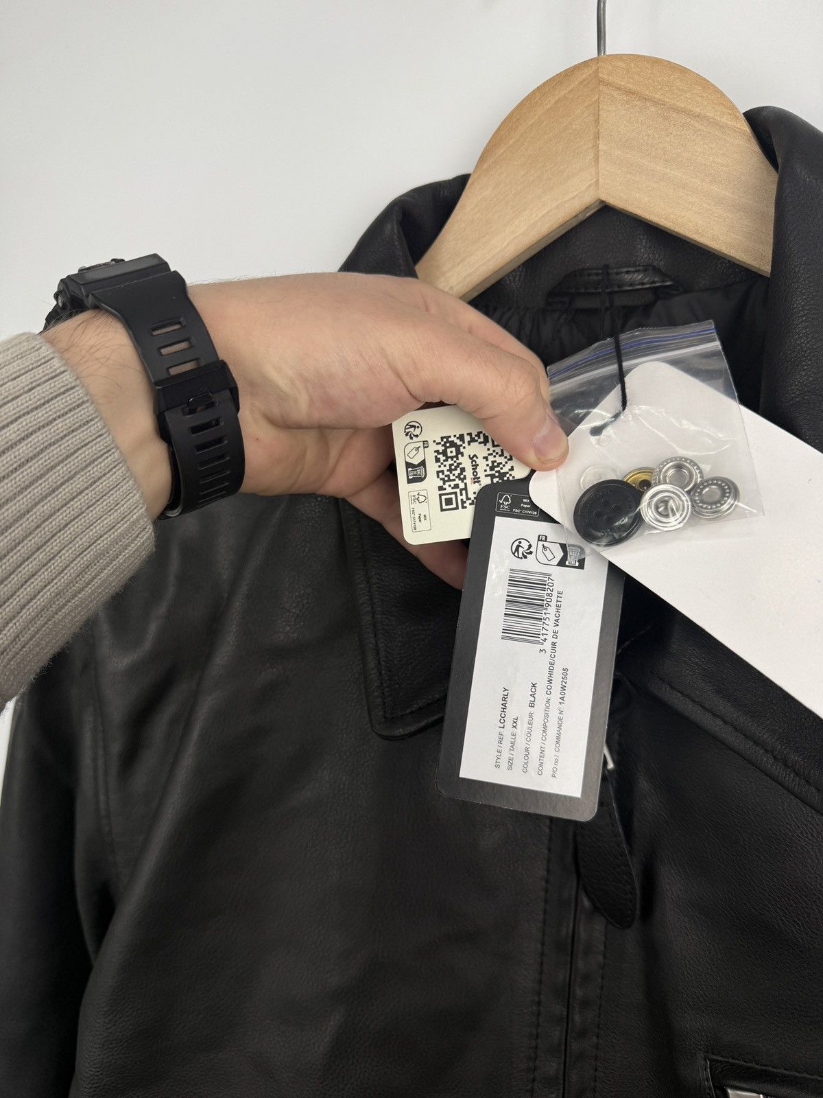 Schott 🇺🇸 NEW❗️Schott NYC Leather Jacket Motorcycle Rare Retro Y2K Size US XXL / EU 58 / 5 - 11 Thumbnail