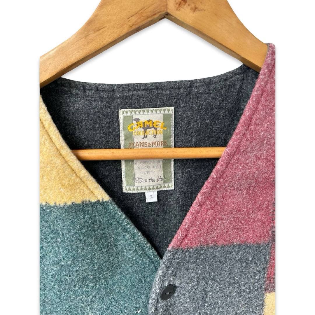 Camel Camel VTG patchwork vest #283 Size US L / EU 52-54 / 3 - 3 Thumbnail