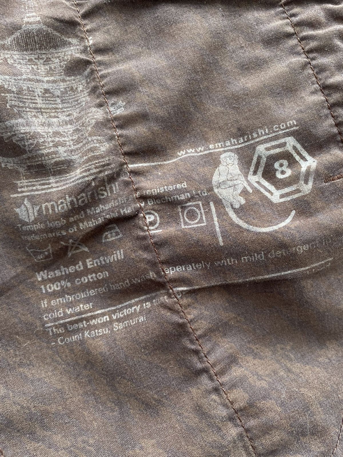 Japanese Brand Maharishi Vintage Cargo Distressed Skirt Size 27" / US 4 / IT 40 - 6 Thumbnail
