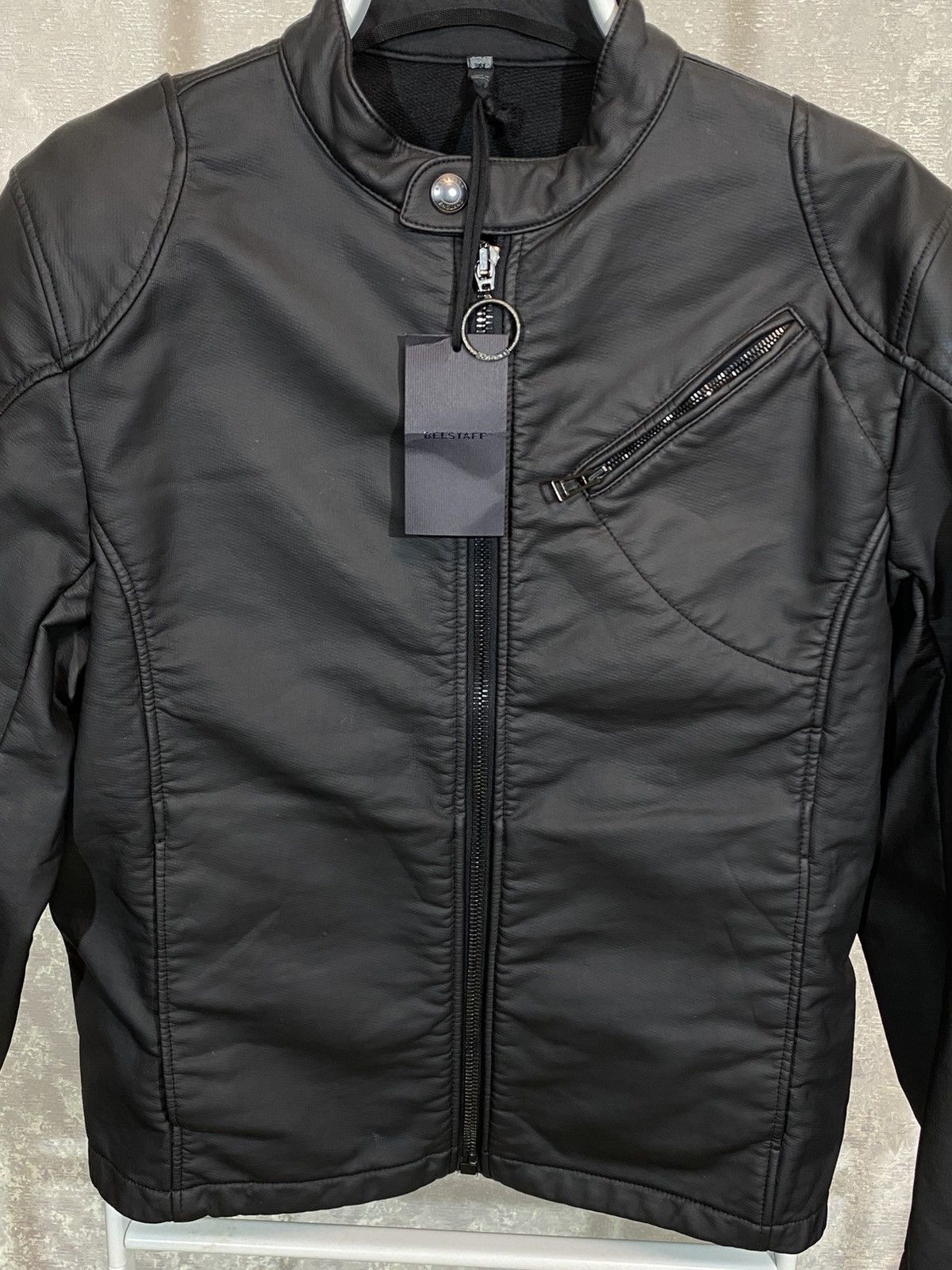 Barbour × Belstaff Belstaff New Black Men Motorcycle Jacket Racing Size US M / EU 48-50 / 2 - 4 Thumbnail