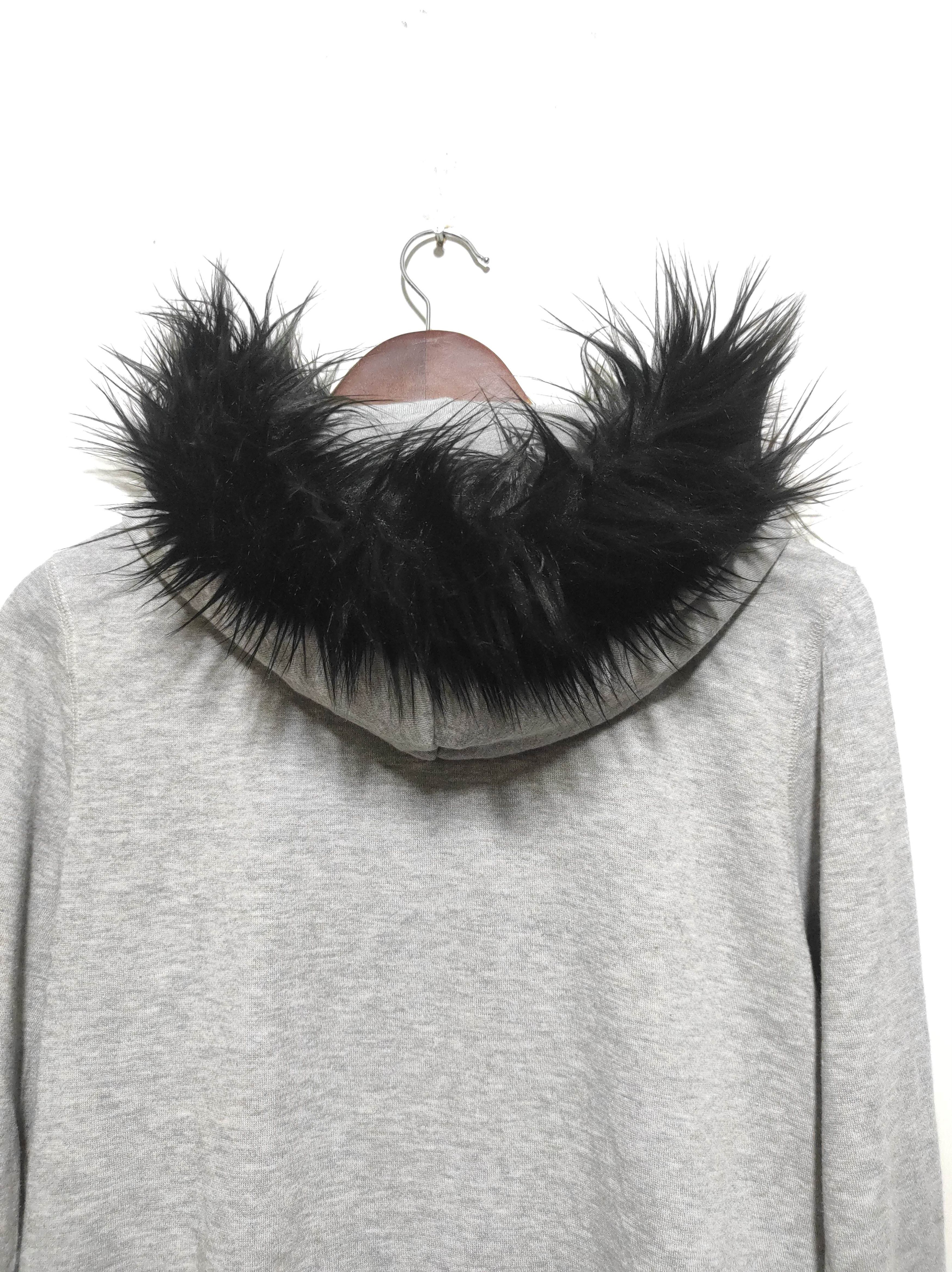 Hysteric Glamour N' Asymetrical Zip Fur Hoodie LGB IfSixWasNine style Size US M / EU 48-50 / 2 - 12 Thumbnail