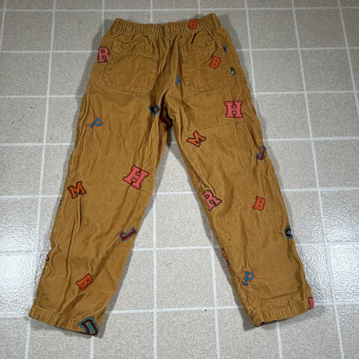 Urban Outfitters Urban Outfitters Embroidered Letter Corduroy Beach Pant Sm Size US 26 / EU 42 - 3 Thumbnail