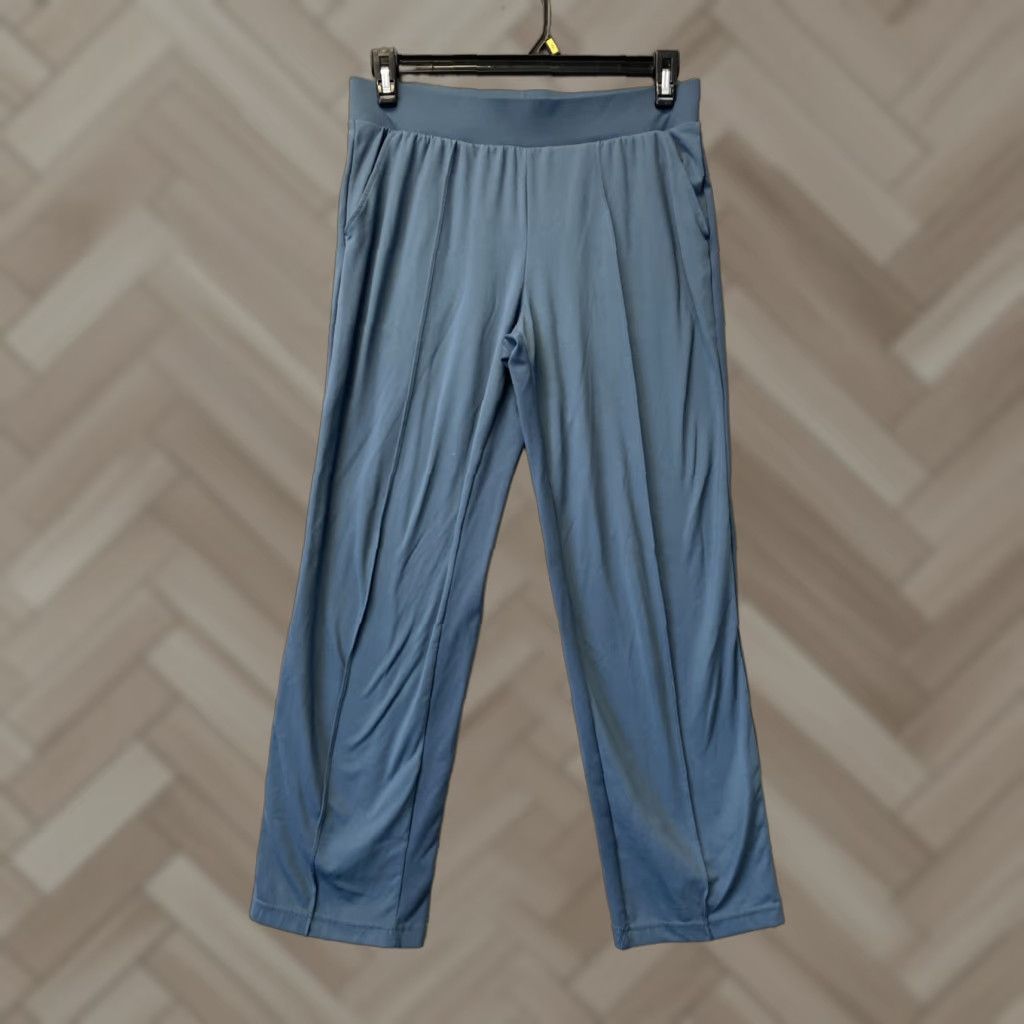AQUA MONDETTA Womens Heavyweight Wide Leg Pants M Dark Aqua /127-2 Size 32" / US 10 / IT 46 - 1 Thumbnail