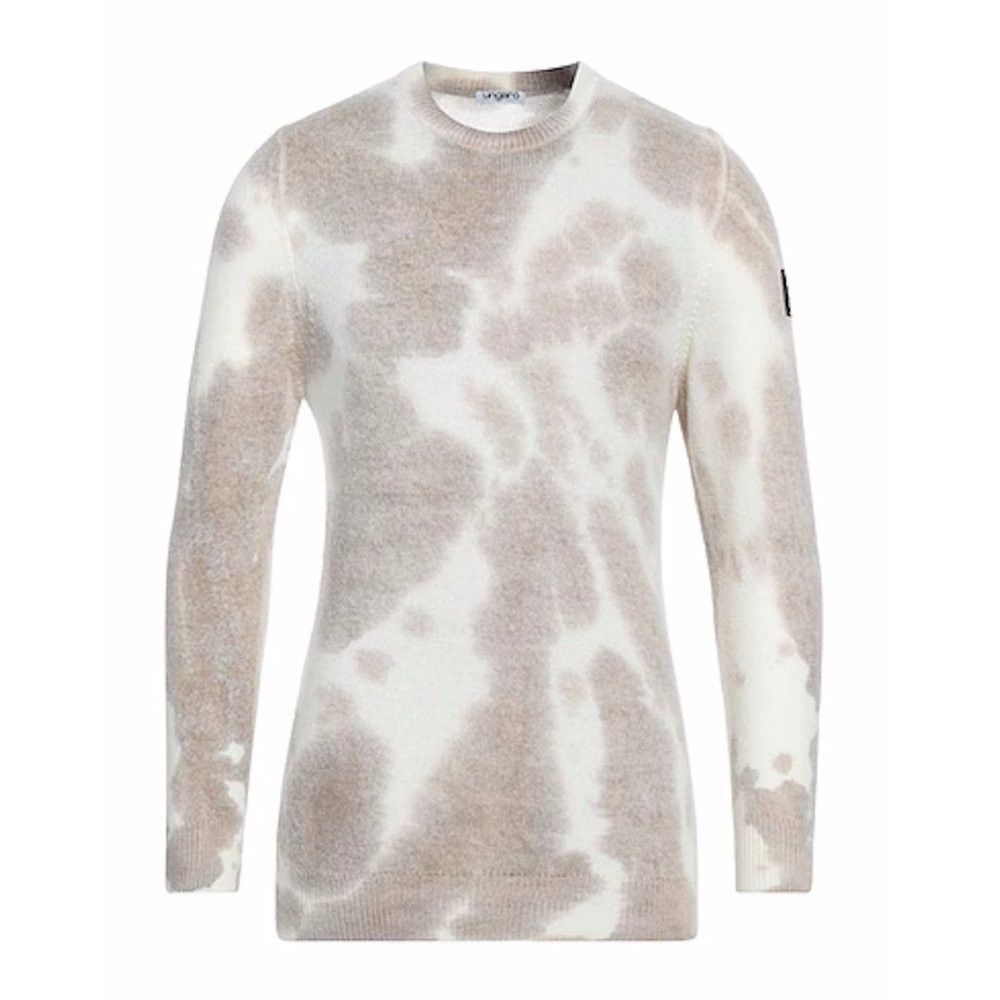 Emanuel Ungaro NWT New $370 Ungaro Tie Dye White Beige Wool Blend Made In Size US XL / EU 56 / 4 - 2 Thumbnail