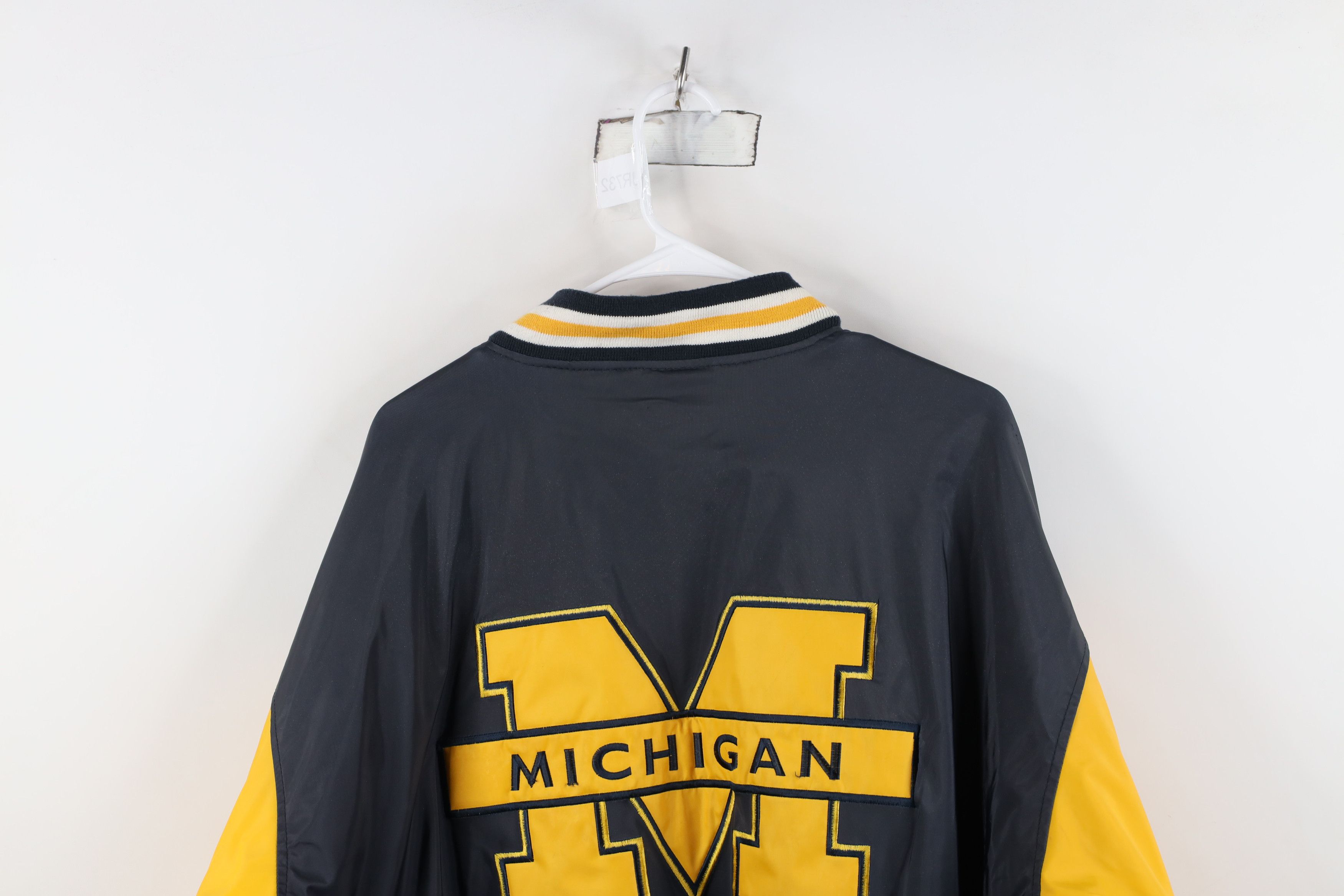 Vintage Vintage 90s Y2K Reversible University of Michigan Jacket Size US XXL / EU 58 / 5 - 14 Thumbnail