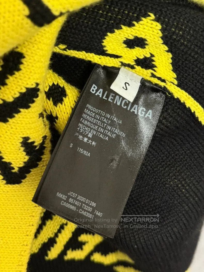 Balenciaga Balenciaga Logo Print Crewneck Sweater. Size US S / EU 44-46 / 1 - 4 Thumbnail