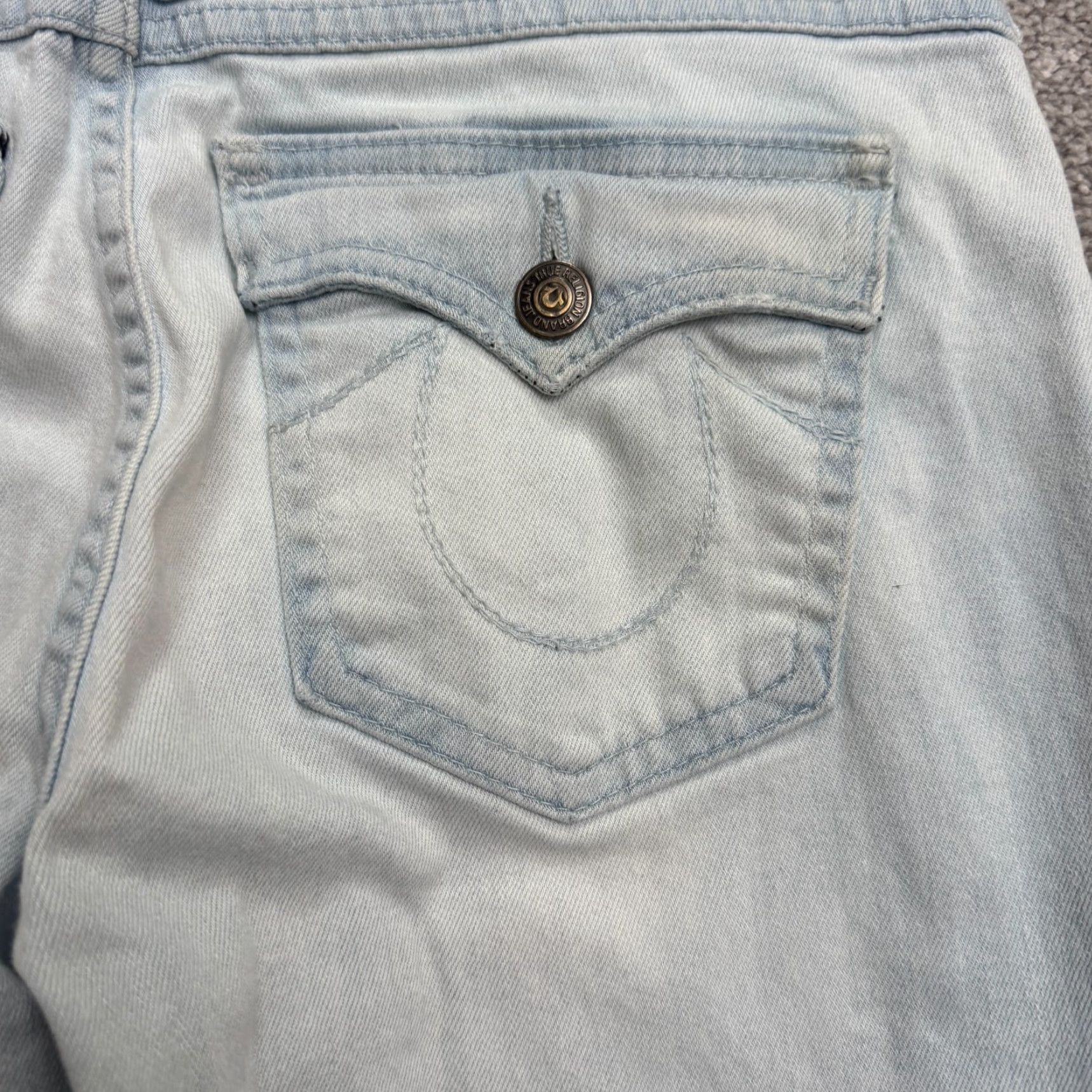 True Religion True Religion Jeans Womens 28 Light Blue Mid Rise Straight Denim Cora Size 28" / US 6 / IT 42 - 5 Thumbnail