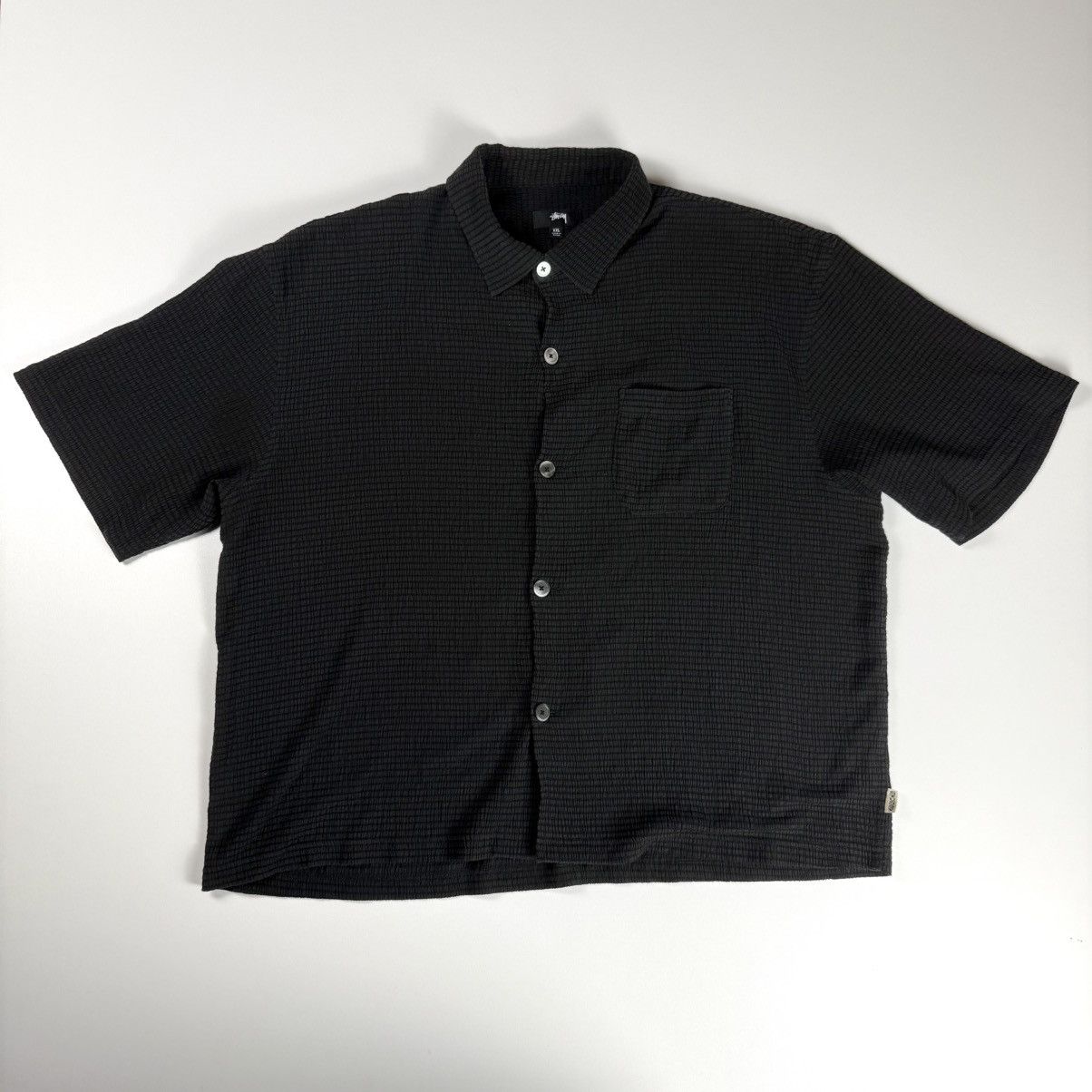 New Stussy Wrinkly Gingham Shirt