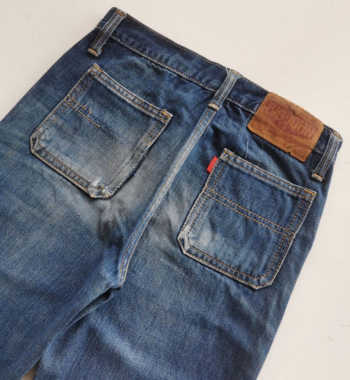 Big John 70s Vintage Big John Flare Denim Jeans Size US 26 / EU 42 - 7 Thumbnail