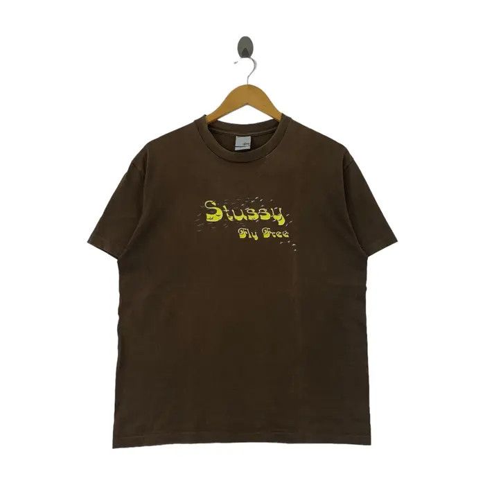 Stussy Vintage 90’ STUSSY FLY FREE Shawn Era Skate Tee Shirt Size US L / EU 52-54 / 3 - 1 Thumbnail