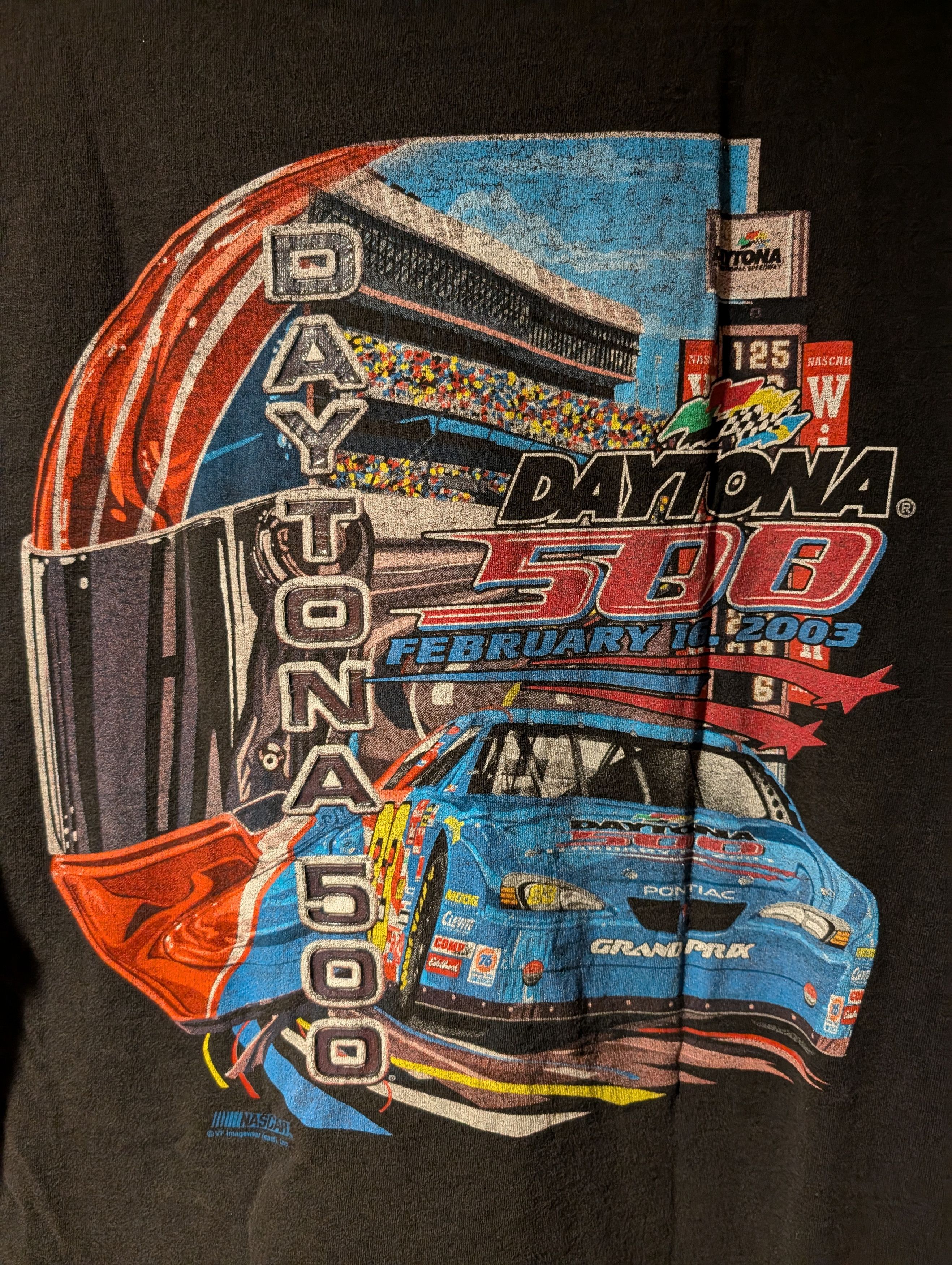NASCAR Vintage 2003 Daytona 500 Nascar Racing Speedway T-Shirt Size US XXL / EU 58 / 5 - 2 Thumbnail