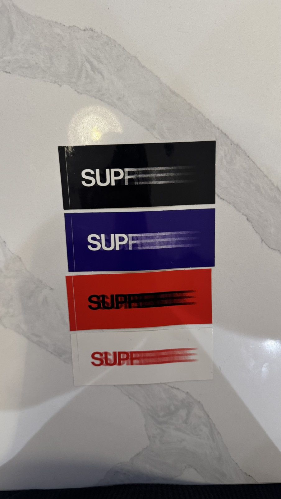 Supreme SS16 Supreme x Goodfellas Motion Logo Box Logo Sticker Set