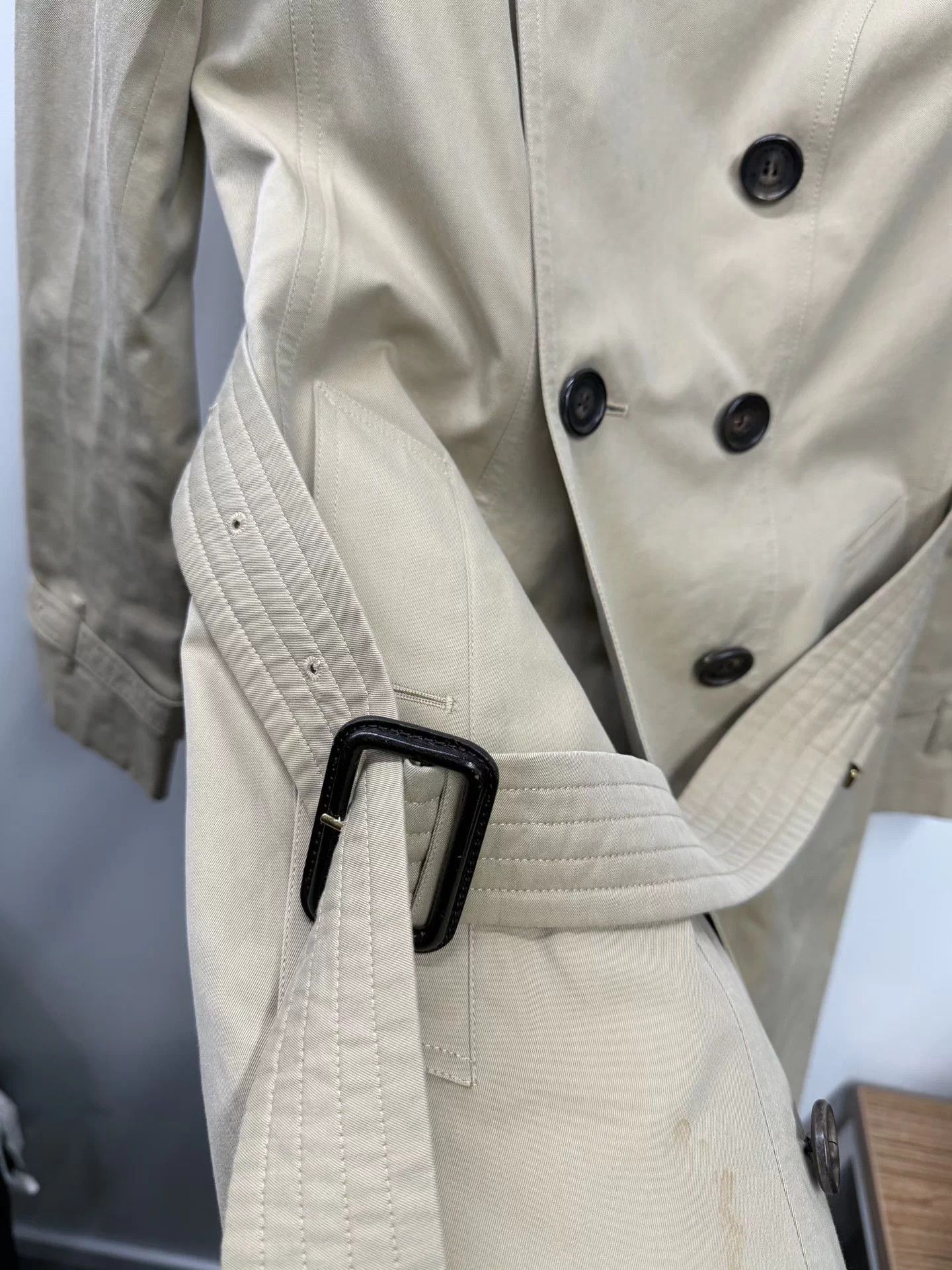 Burberry Burberry Khaki DB Kensington Women's UK6 Trench Size XS / US 0-2 / IT 36-38 - 5 Thumbnail