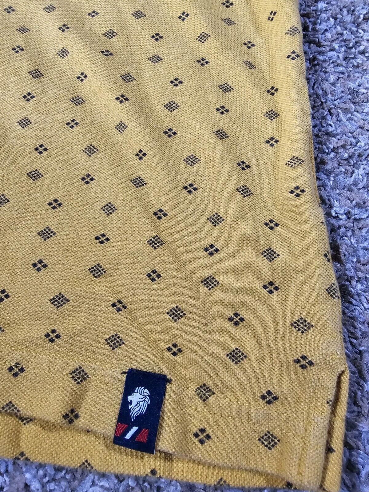 Designer Netplay modern casuals LG yellow polo shirt 100% fine cotton Size US L / EU 52-54 / 3 - 2 Thumbnail