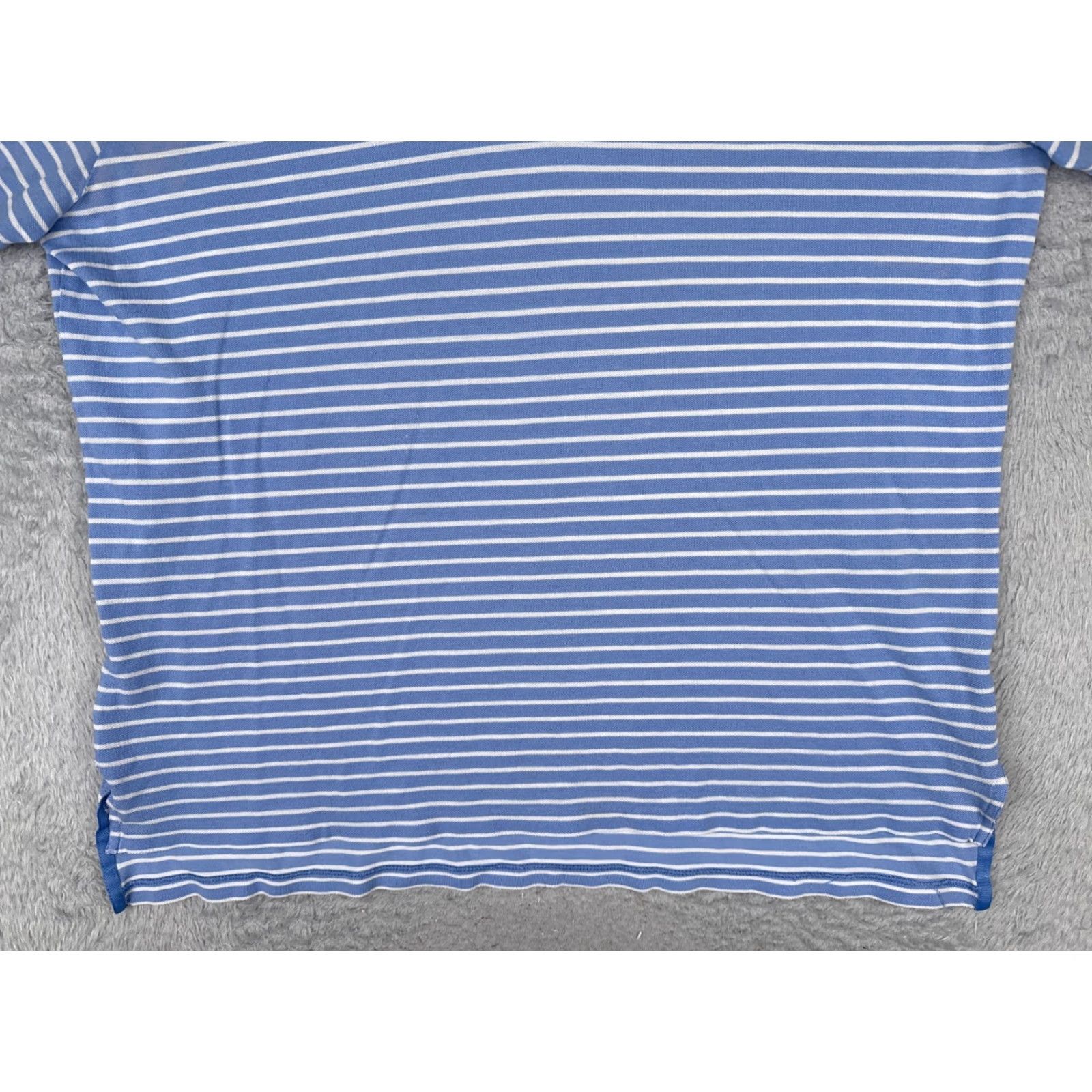 Ralph Lauren VTG Ralph Lauren Polo Shirt Men 2XL Blue Stripe Short Sleeve Cotton READ Size US XXL / EU 58 / 5 - 5 Thumbnail