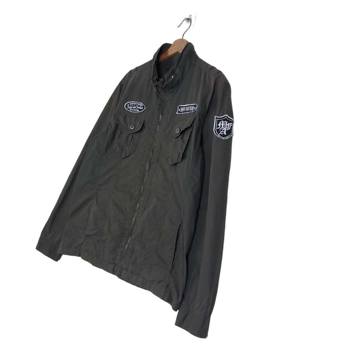 Hysteric Glamour 🔥Work Shirt Jacket Famock Japan Punk Style Chrome Hearts Size US L / EU 52-54 / 3 - 2 Thumbnail