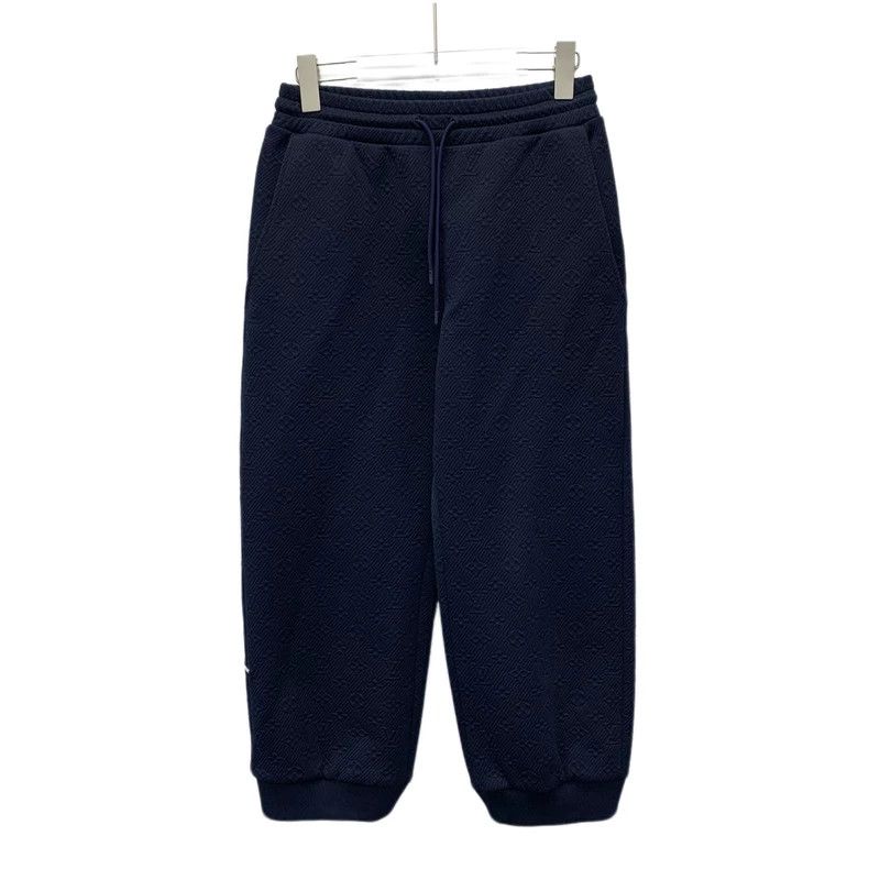 Louis Vuitton Louis Vuitton size xs Navy logo embossed full-print drawstr Size US 28 / EU 44 - 1 Thumbnail