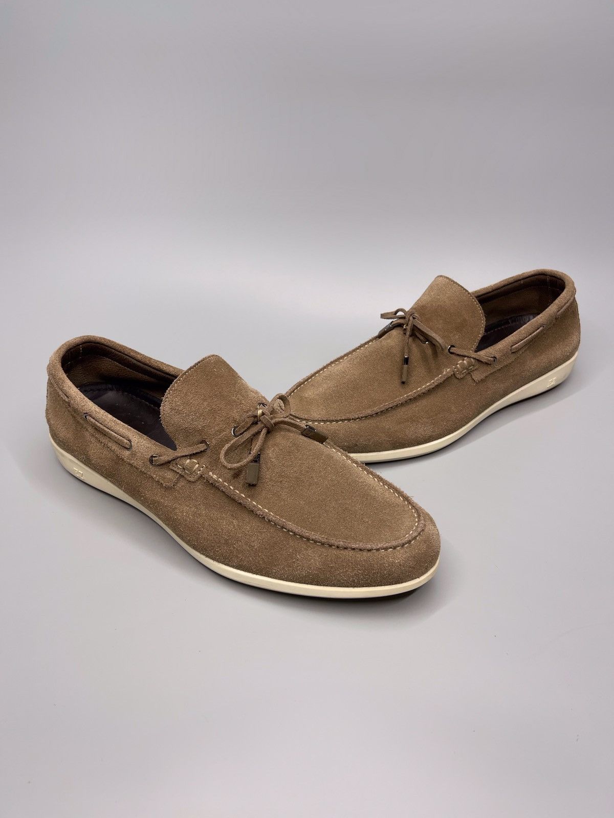 Ermenegildo Zegna Ermenegildo Zegna Suede Loafer’s Shoes Size US 11 / EU 44 - 10 Thumbnail