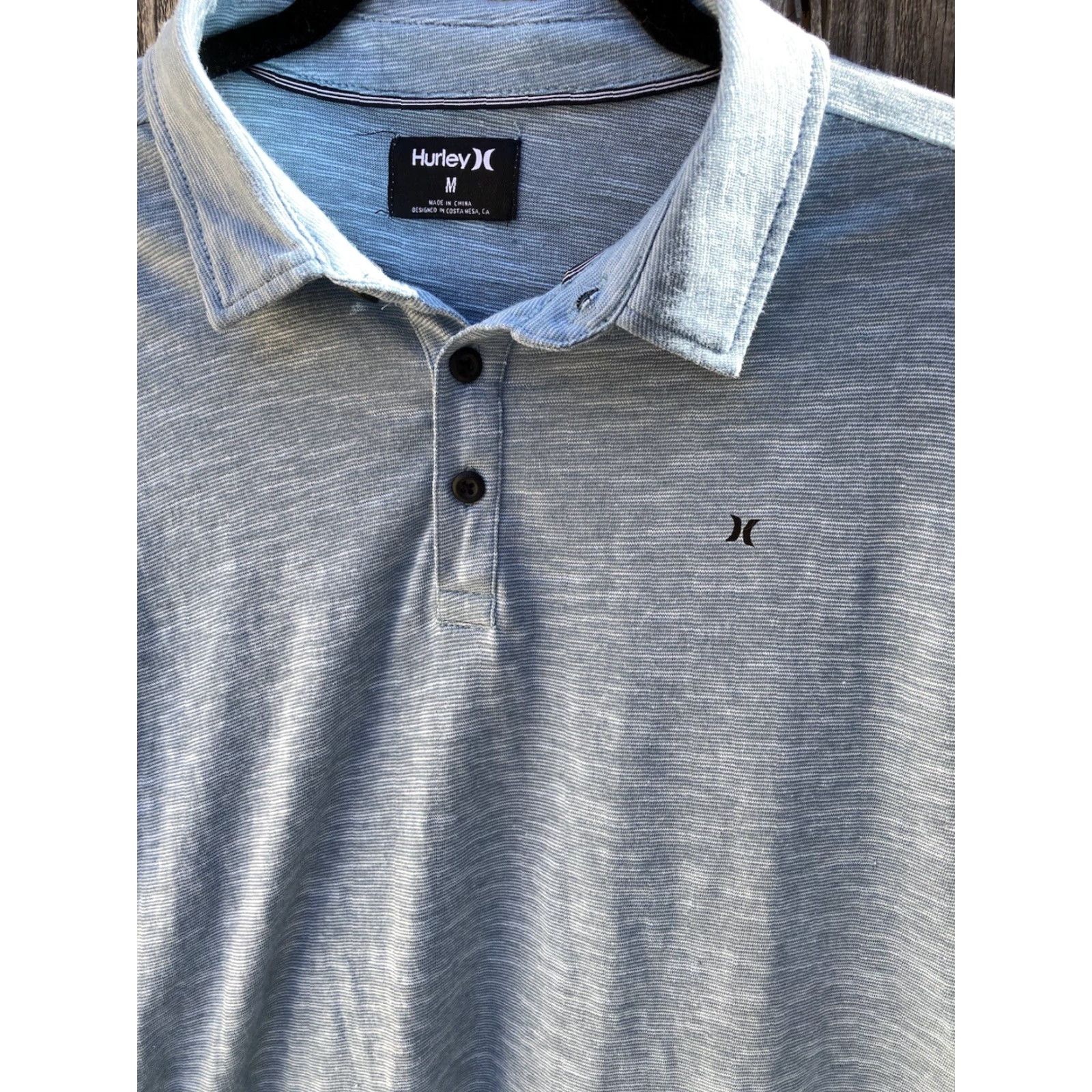 Hurley Hurley Polo Shirt Men’s Turquoise Logo Golf Polo M Light Stretch Breath Activewear Size US M / EU 48-50 / 2 - 3 Thumbnail