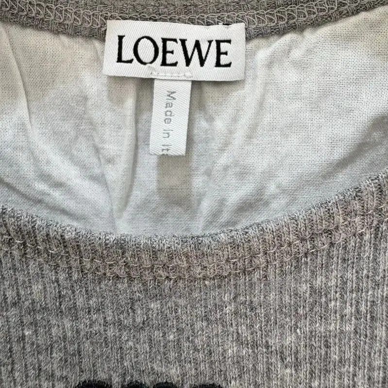 Loewe Loewe Grey Cotton Sleeveless Dress . Size XS / US 0-2 / IT 36-38 - 3 Thumbnail