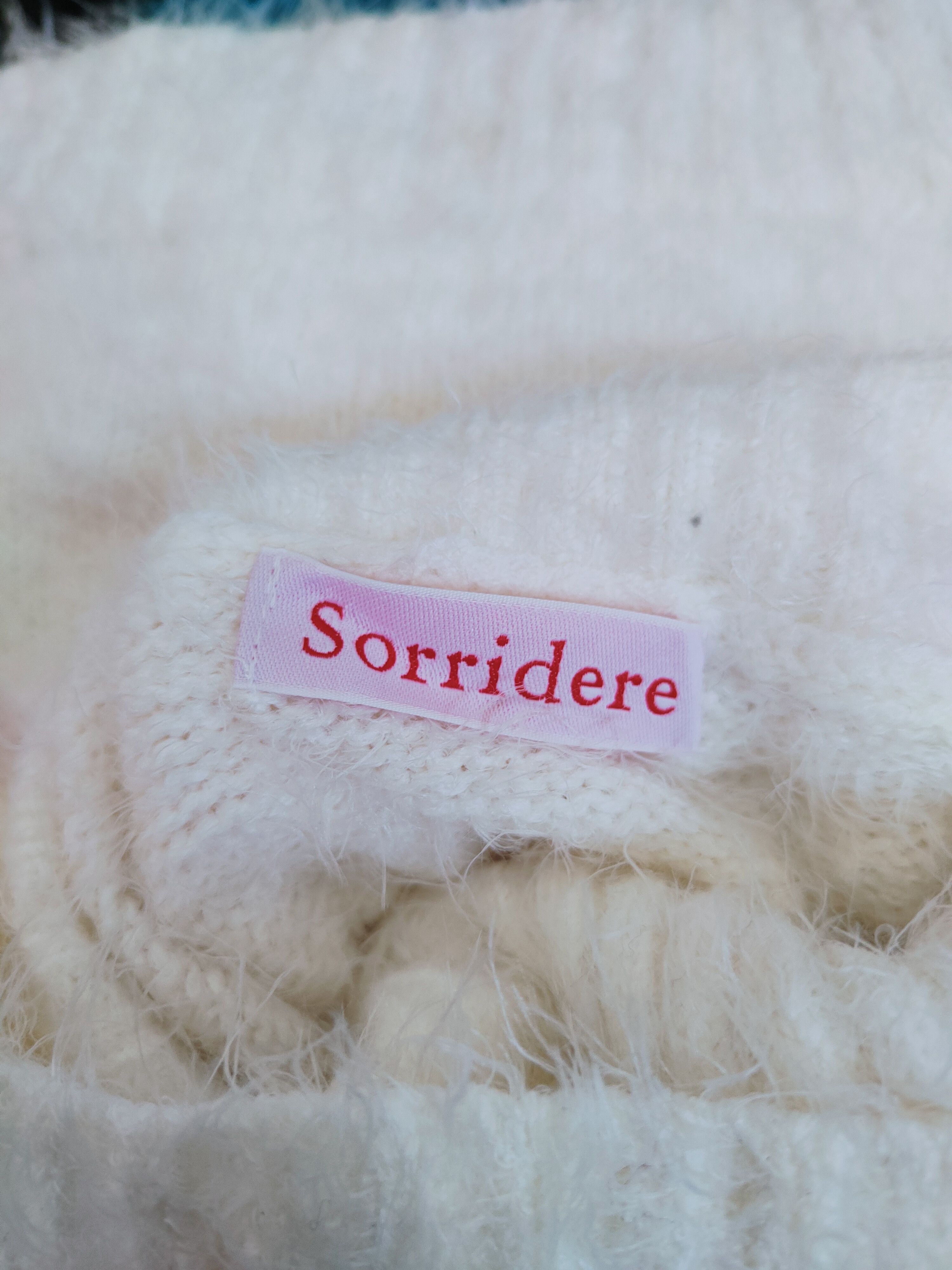Japanese Brand × Vintage Vintage 💥 Sorridere Ivory Fur Mohair Knitwear Size M / US 6-8 / IT 42-44 - 13 Thumbnail
