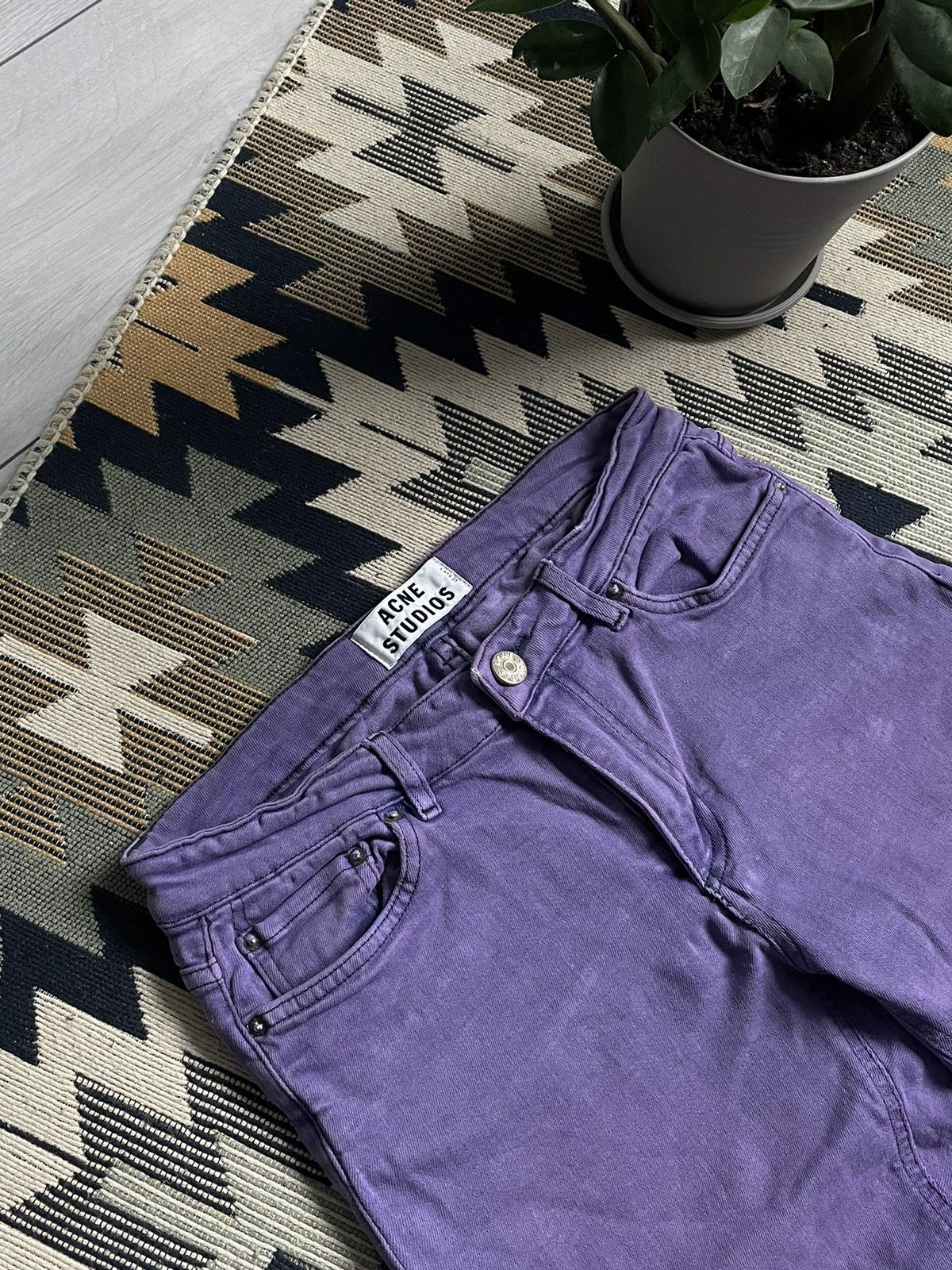 Acne Studios Acne Studios Purple Pants Size 28" / US 6 / IT 42 - 5 Thumbnail